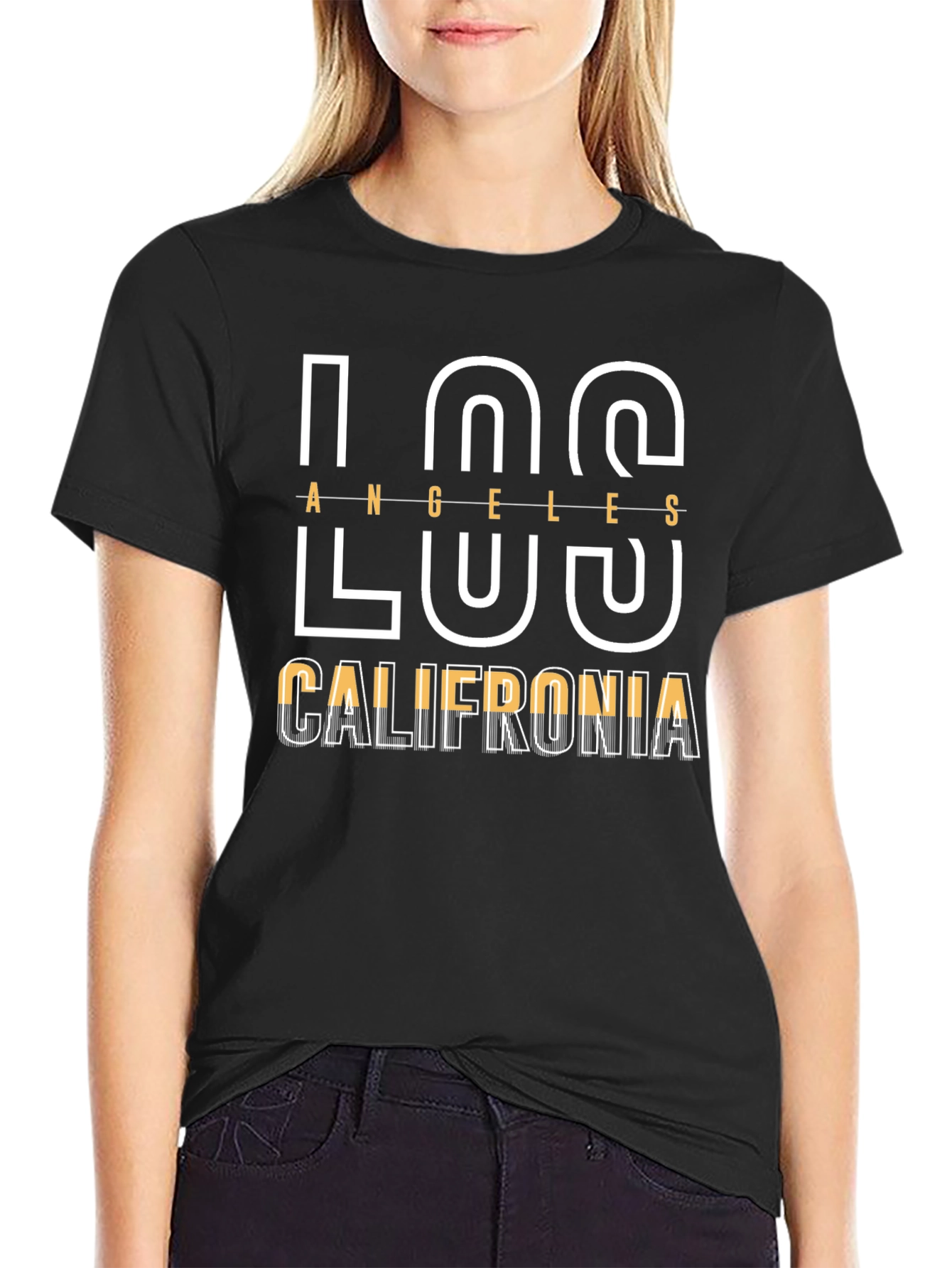 Los Angeles California Graphic Print T-Shirt