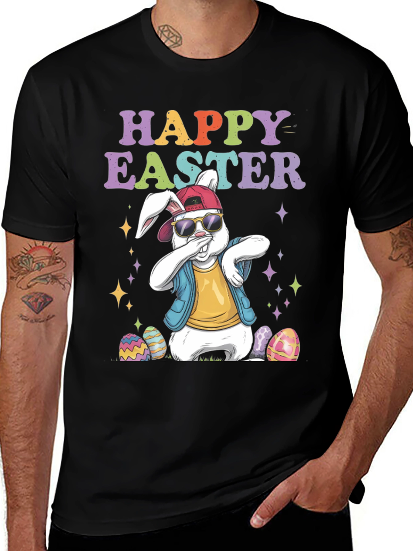 Happy Easter Dabbing Bunny T-Shirt
