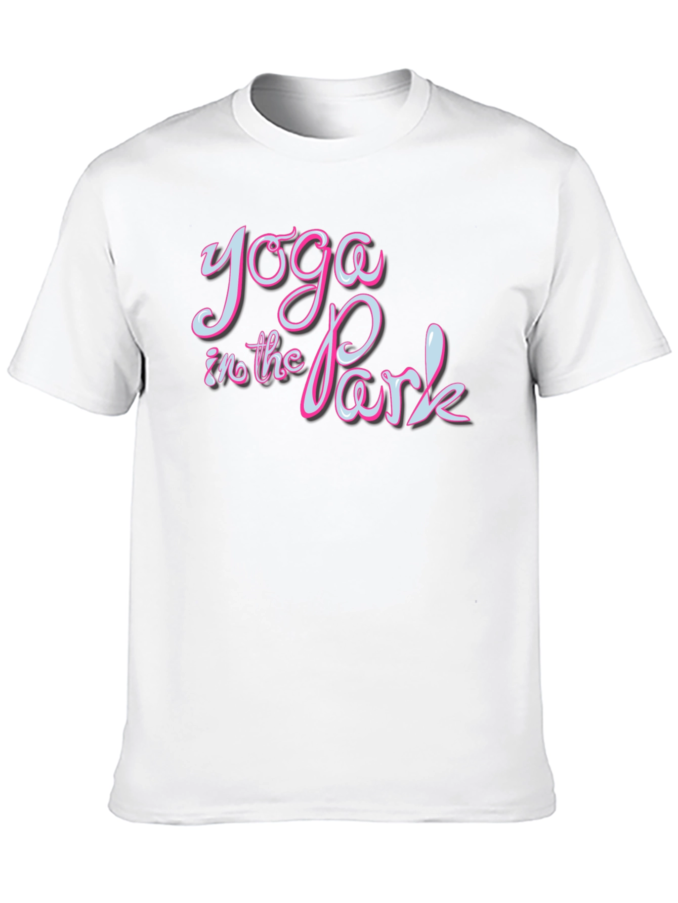 Yoga in the Park Black Graphic T-Shirt