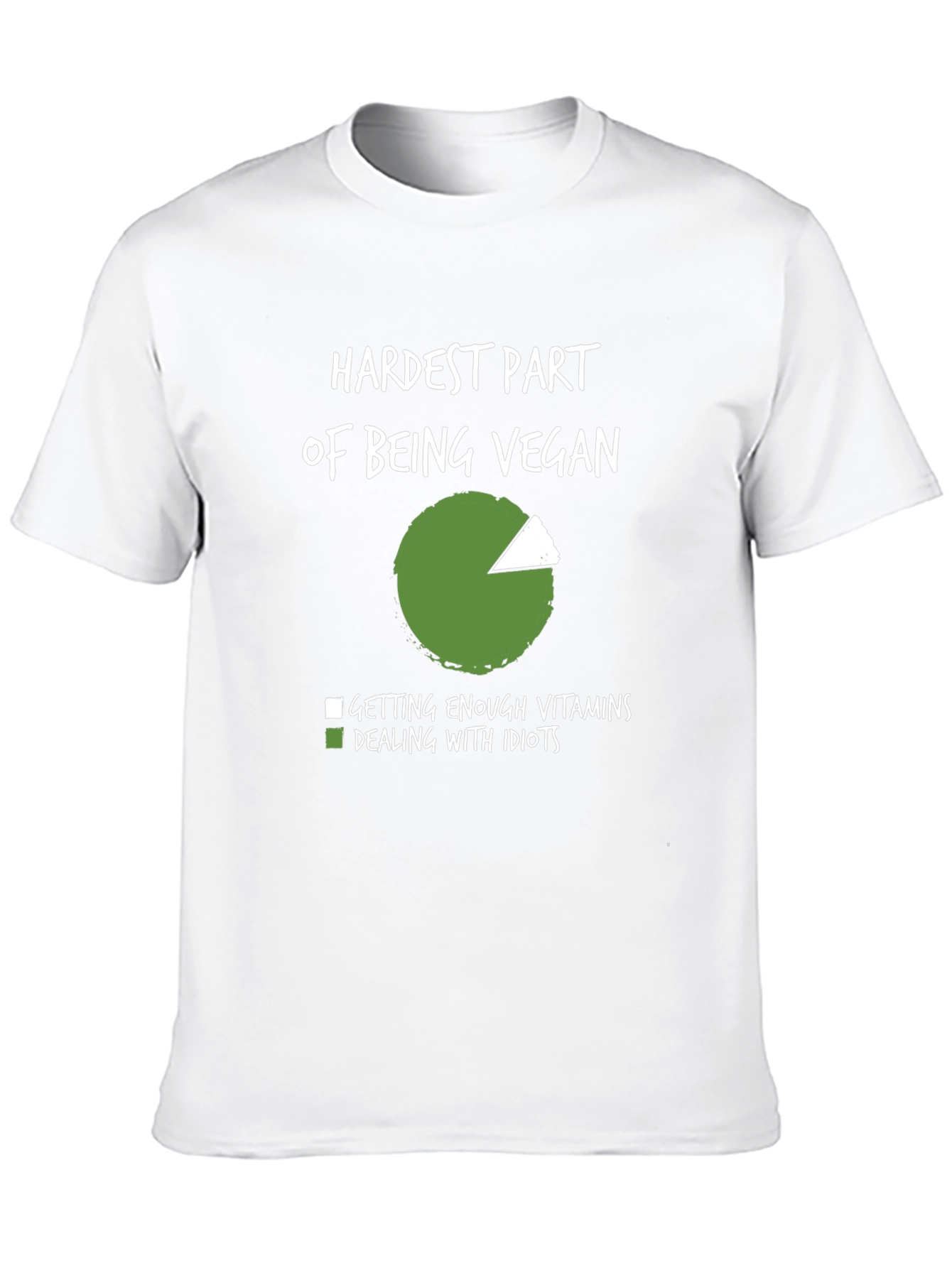 Vegan Joke T-Shirt: Hardest Part of Being Vegan