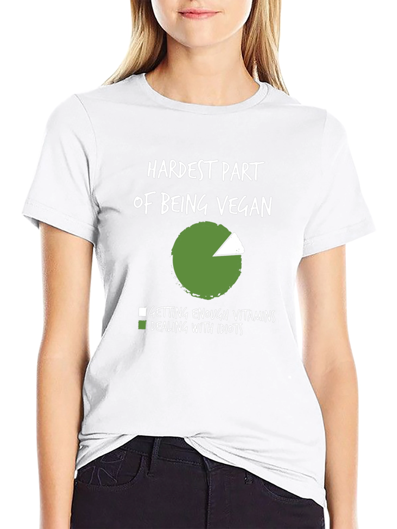 Vegan Joke T-Shirt: Hardest Part of Being Vegan