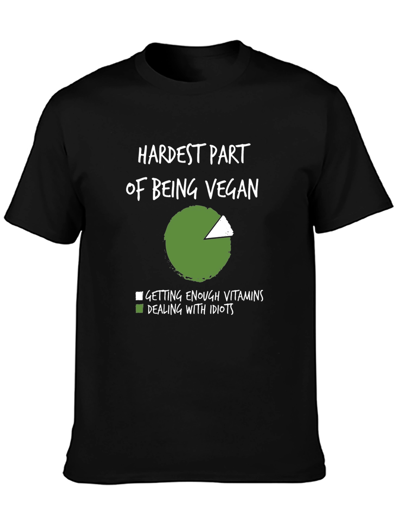 Vegan Joke T-Shirt: Hardest Part of Being Vegan