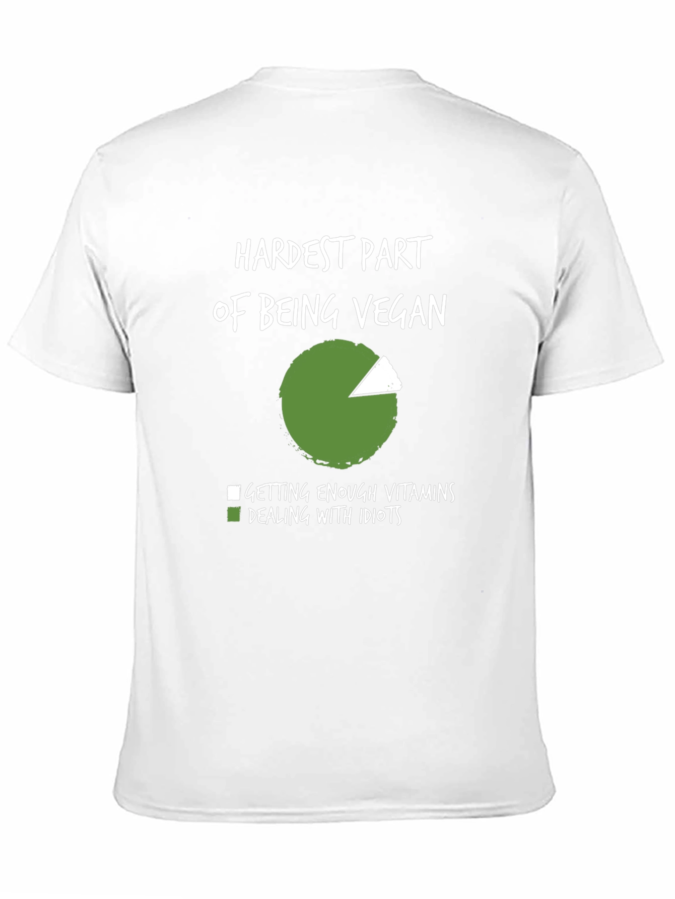 Vegan Joke T-Shirt: Hardest Part of Being Vegan