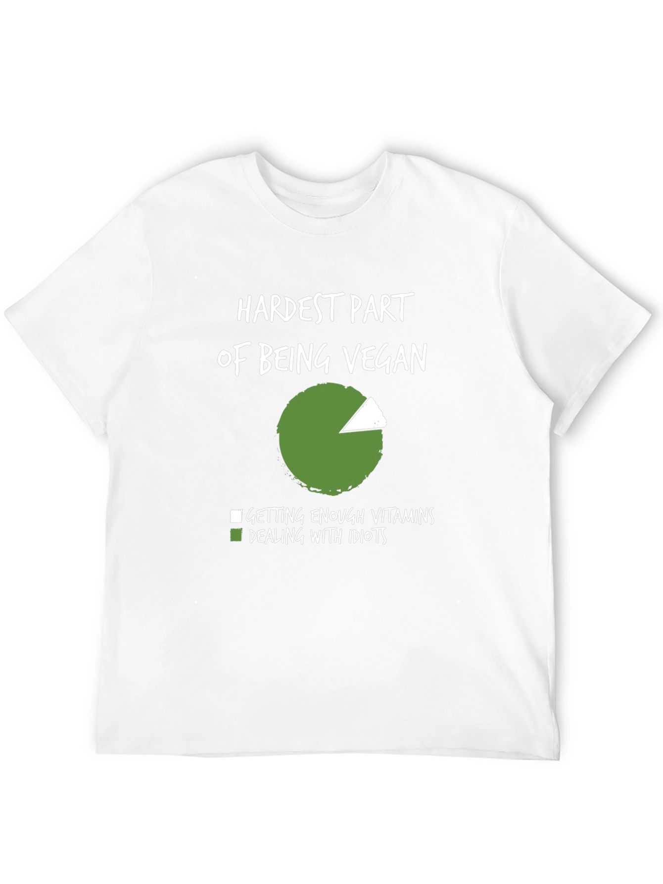 Vegan Joke T-Shirt: Hardest Part of Being Vegan