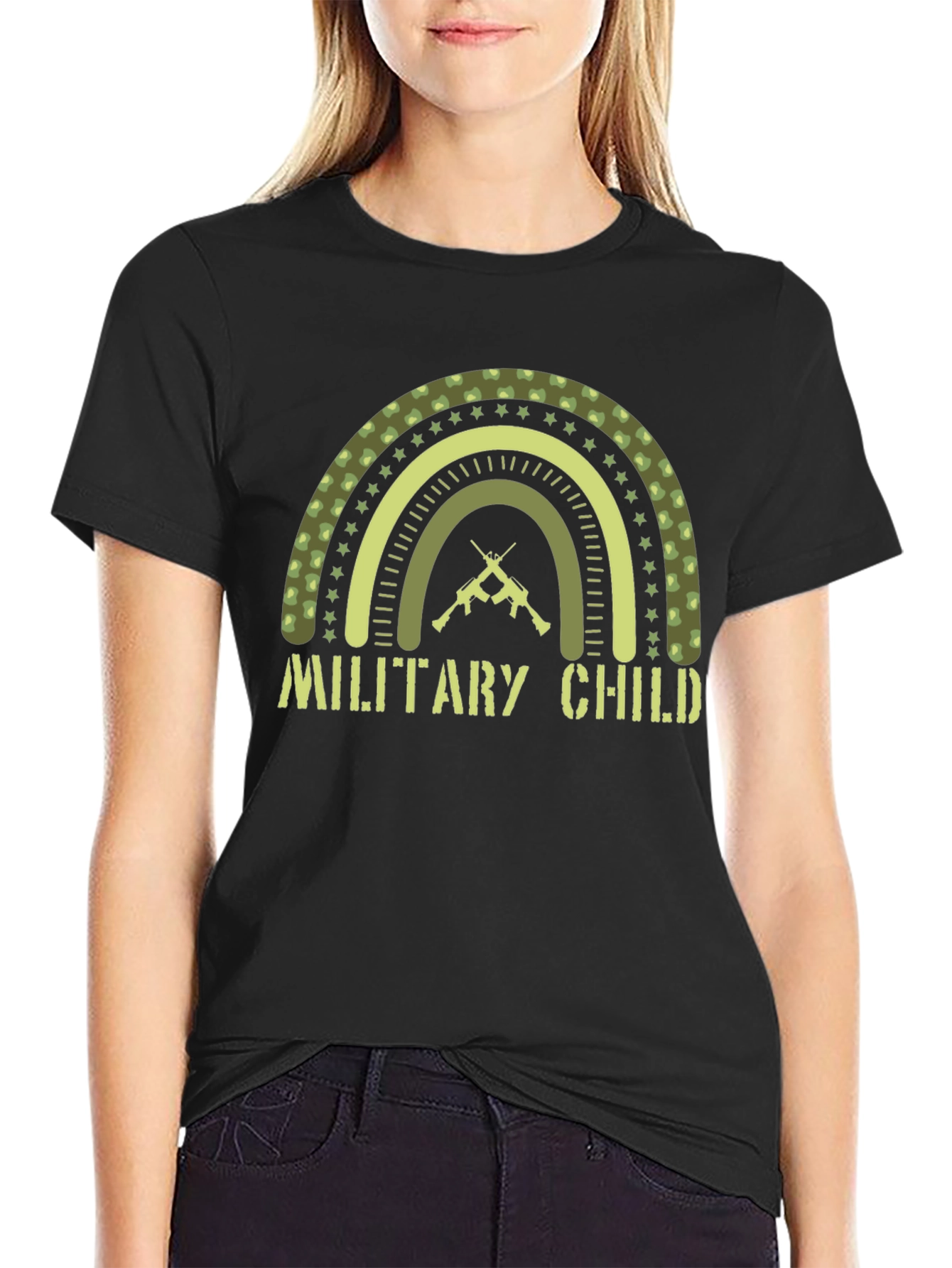 Military Child Graphic T-Shirt