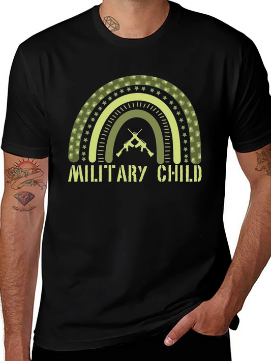 Military Child Graphic T-Shirt