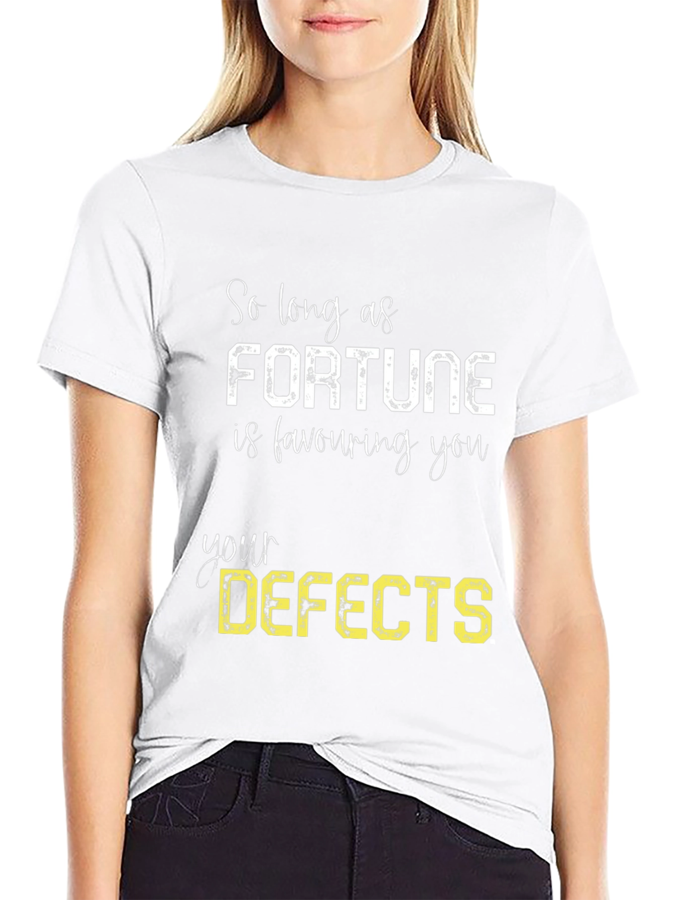 Fortune Favors Defects - Funny Graphic Tee