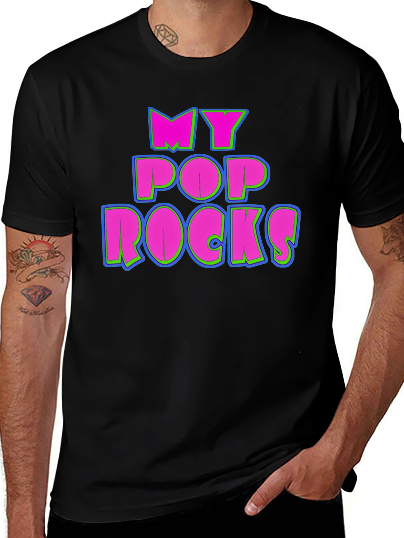 My Pop Rocks T-Shirt - Novelty Graphic Tee