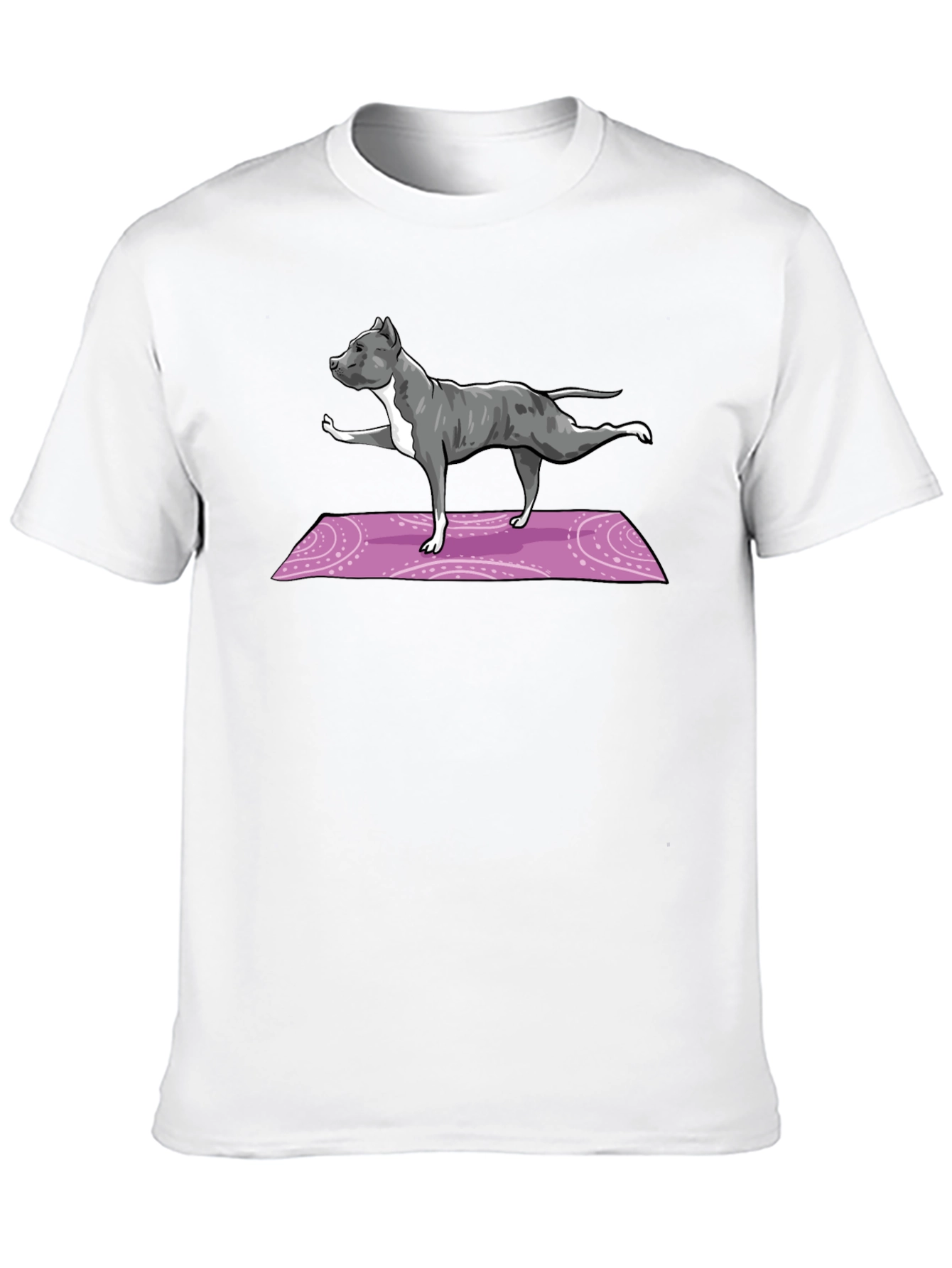 Yoga Pitbull T-Shirt - Black