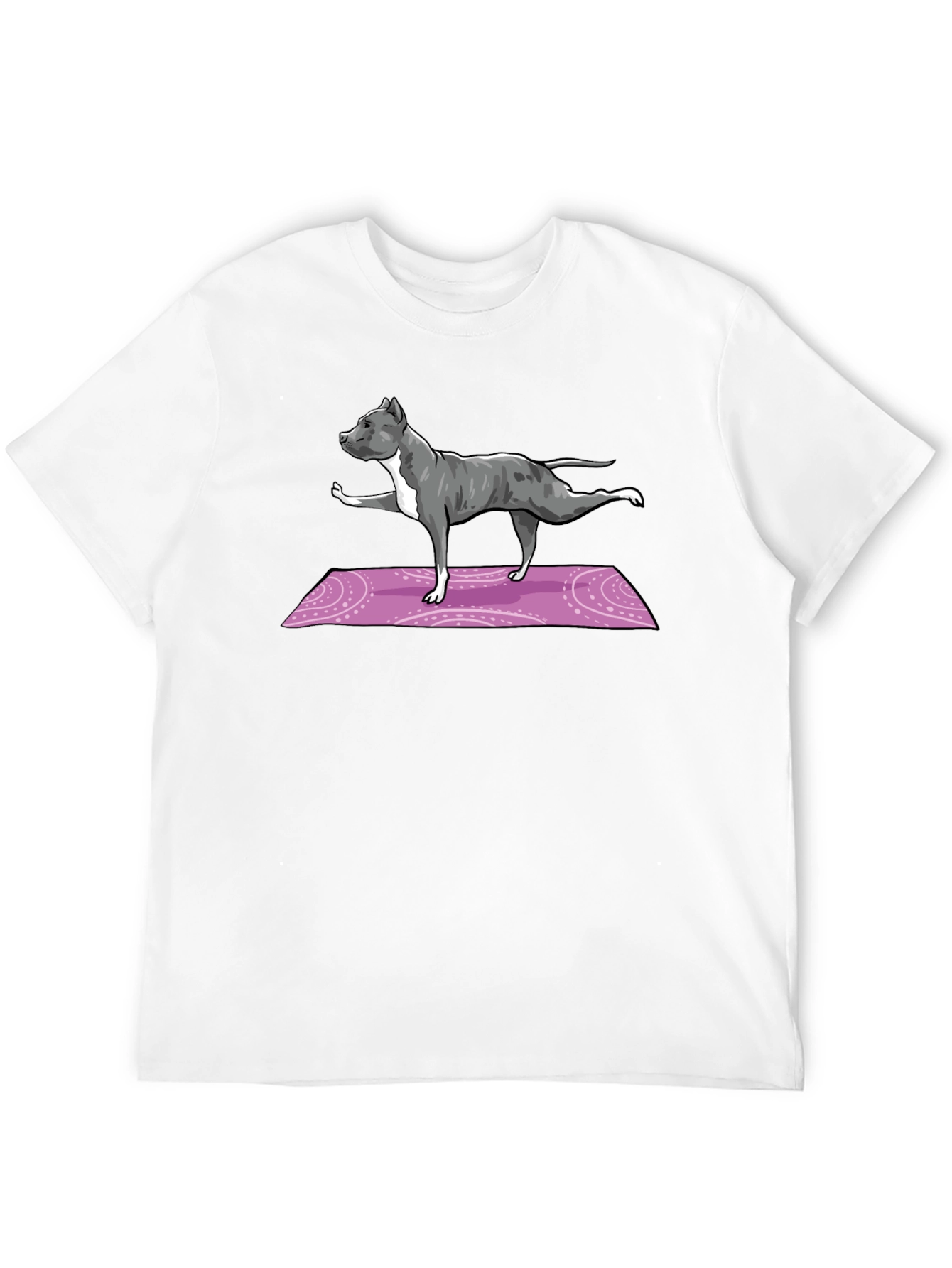 Yoga Pitbull T-Shirt - Black