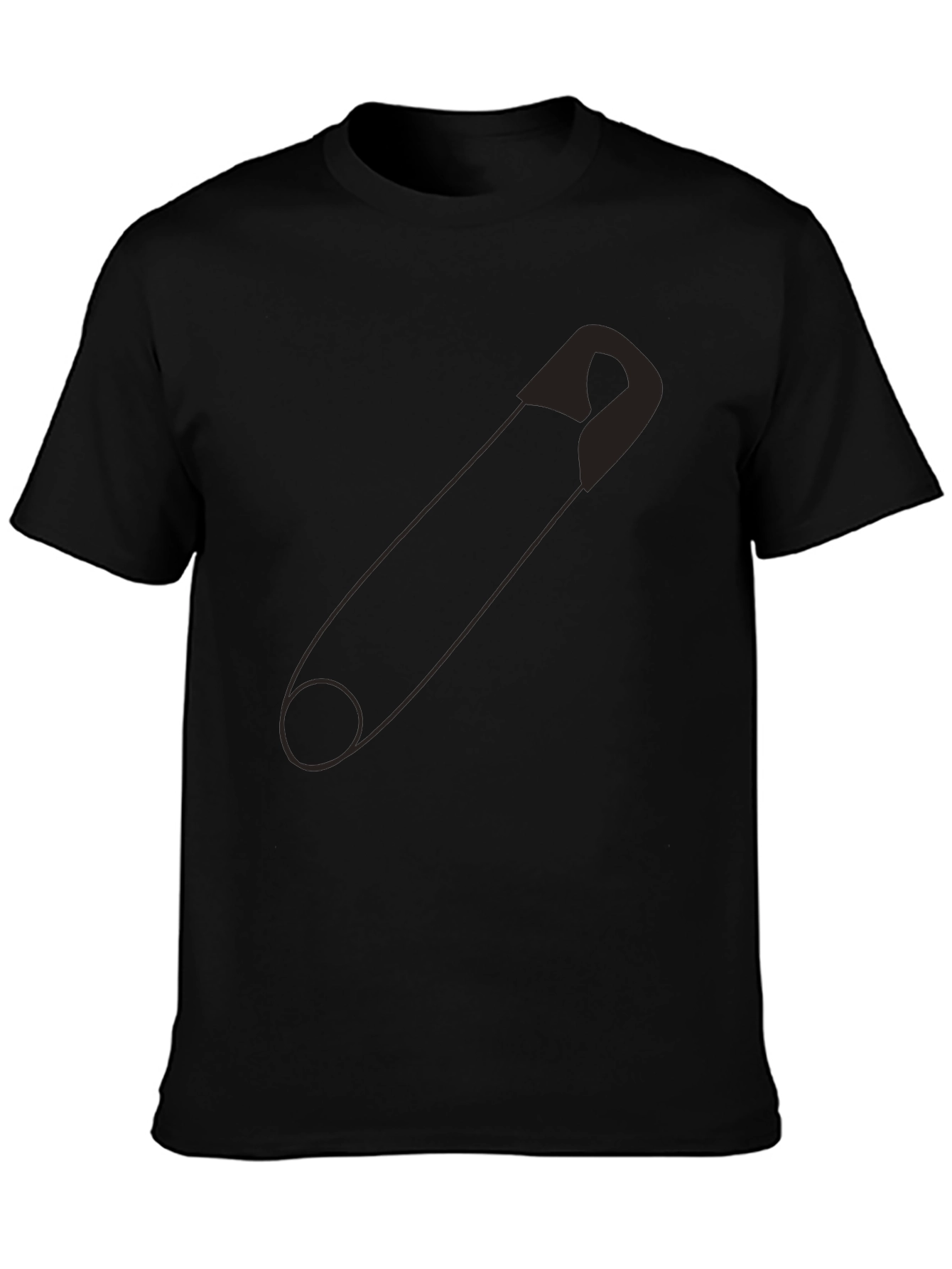 Safety Pin Graphic Tee - Bold & Unique