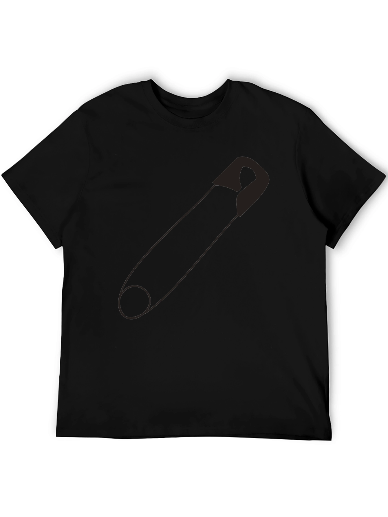 Safety Pin Graphic Tee - Bold & Unique