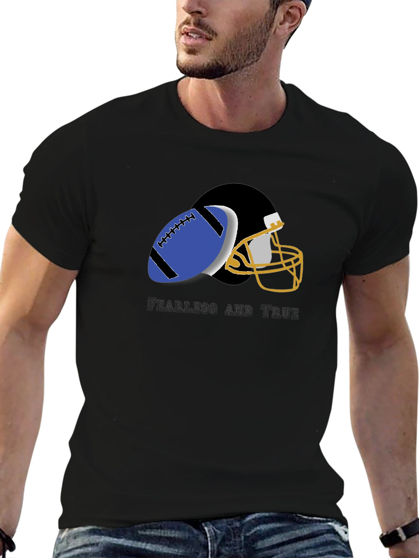 Fearless and True Football T-Shirt