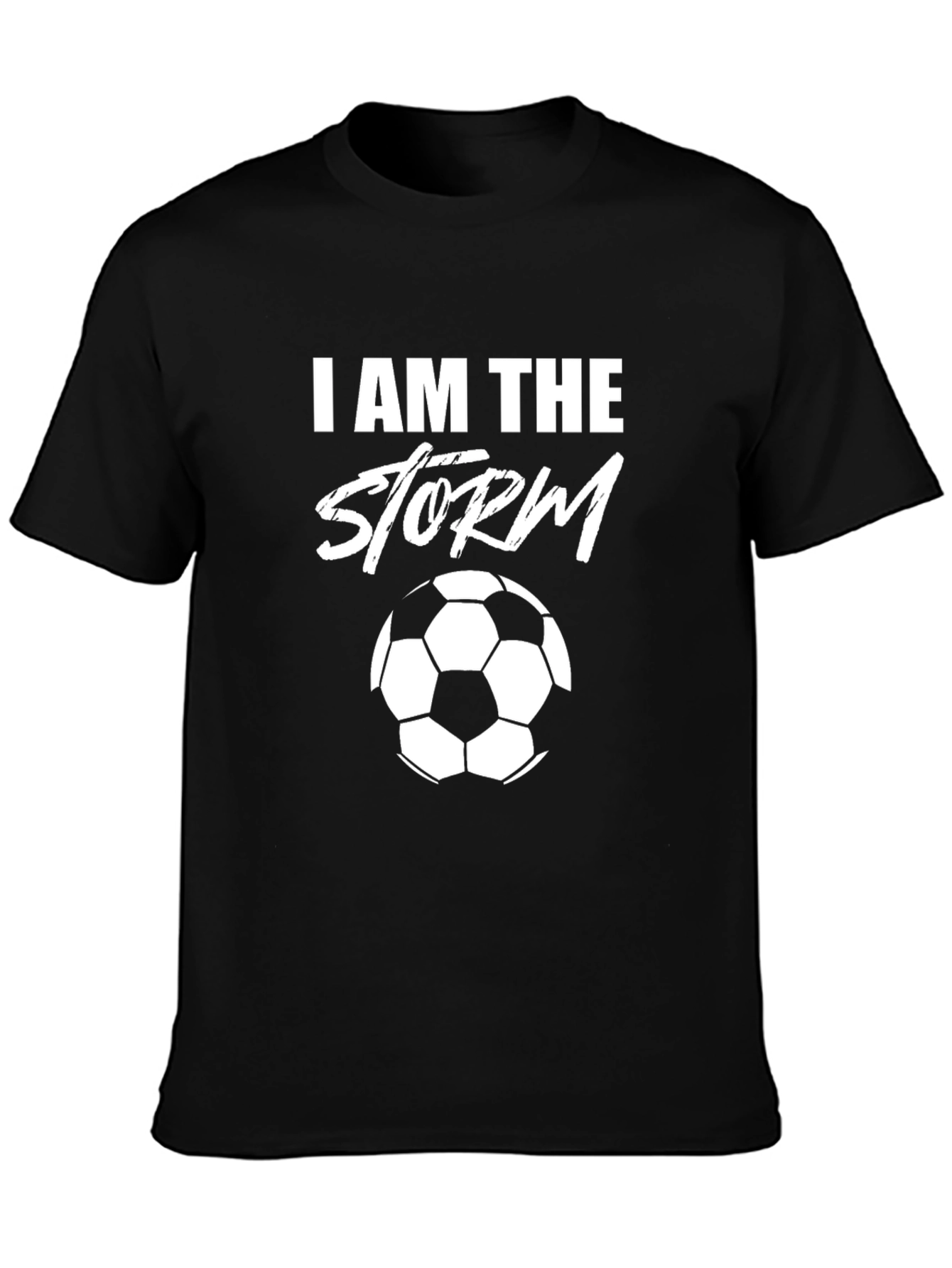 I Am The Storm Soccer Graphic T-Shirt