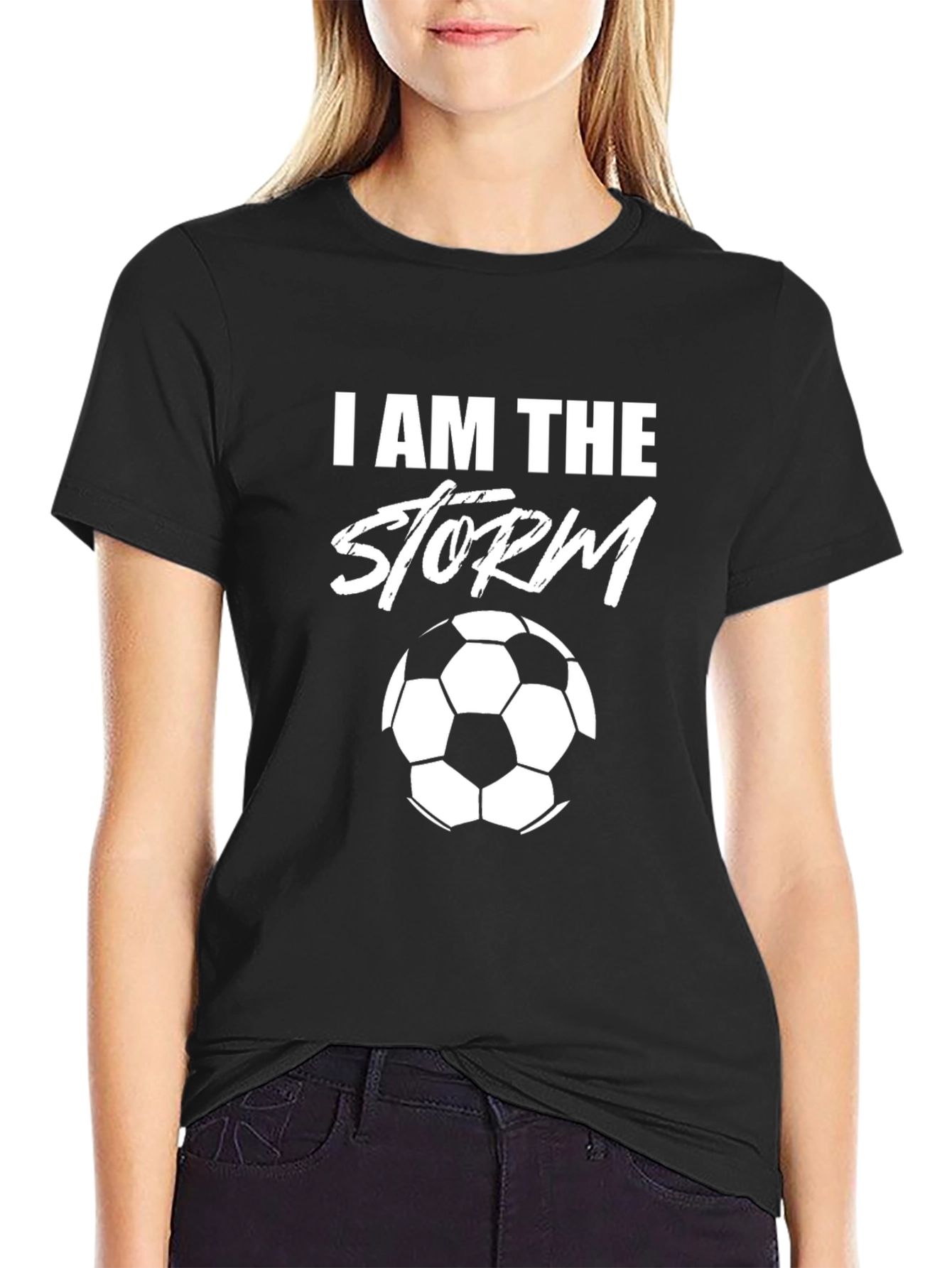 I Am The Storm Soccer Graphic T-Shirt