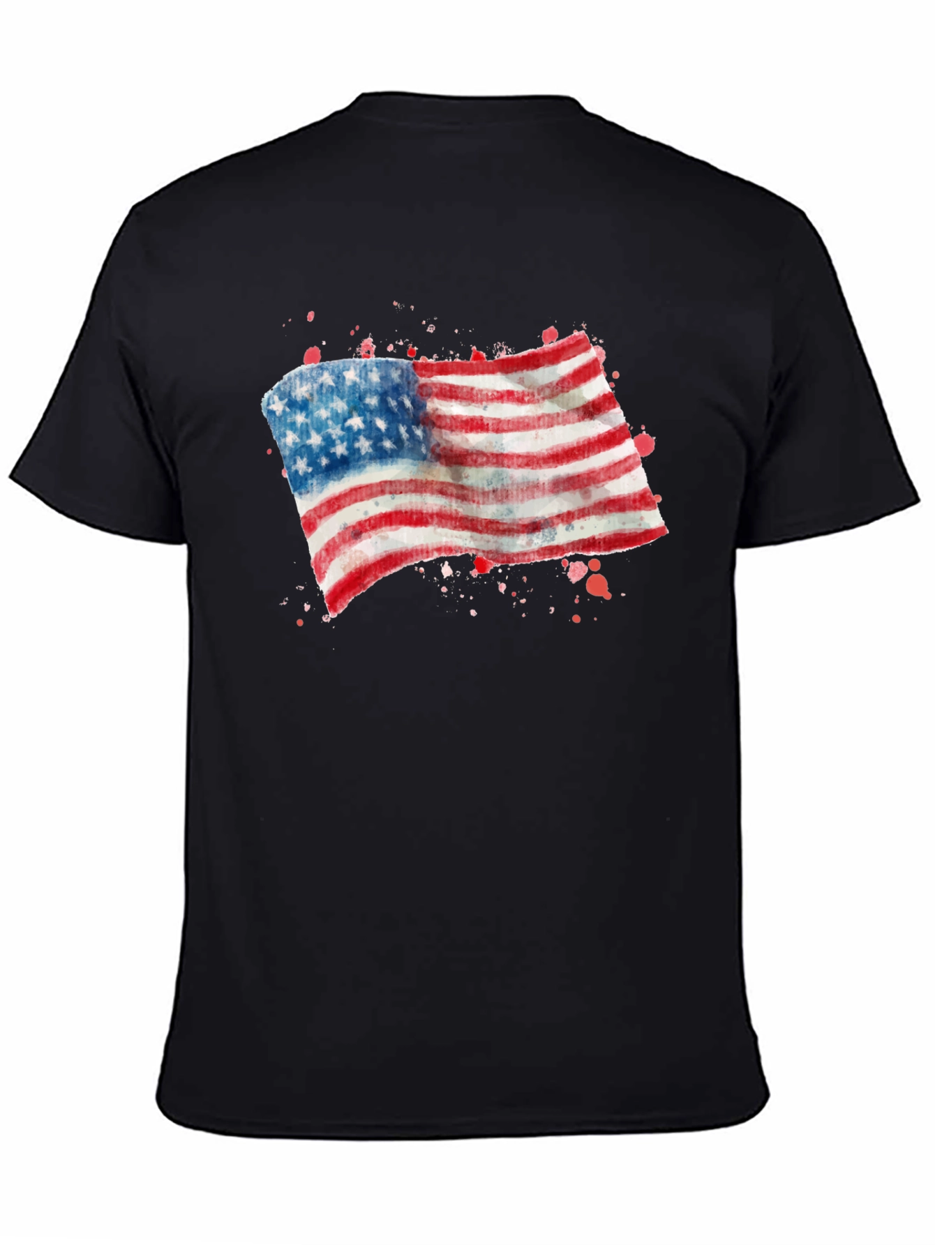 USA Flag Graphic Tee - Patriotic T-Shirt