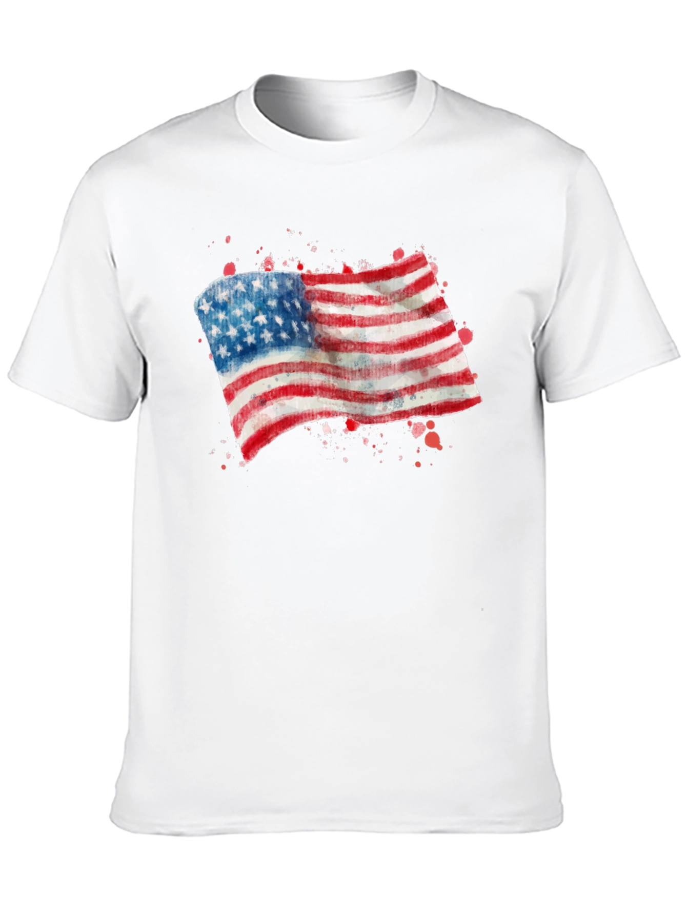 USA Flag Graphic Tee - Patriotic T-Shirt