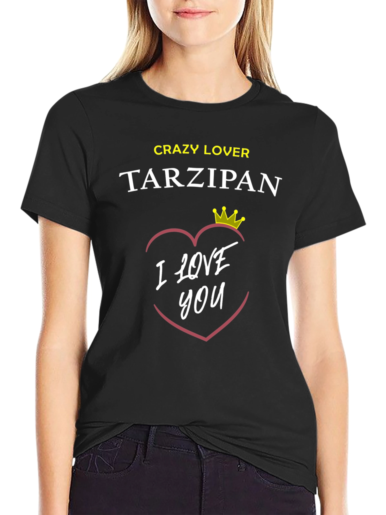 Crazy Lover Tarzipan T-Shirt: Romantic Style