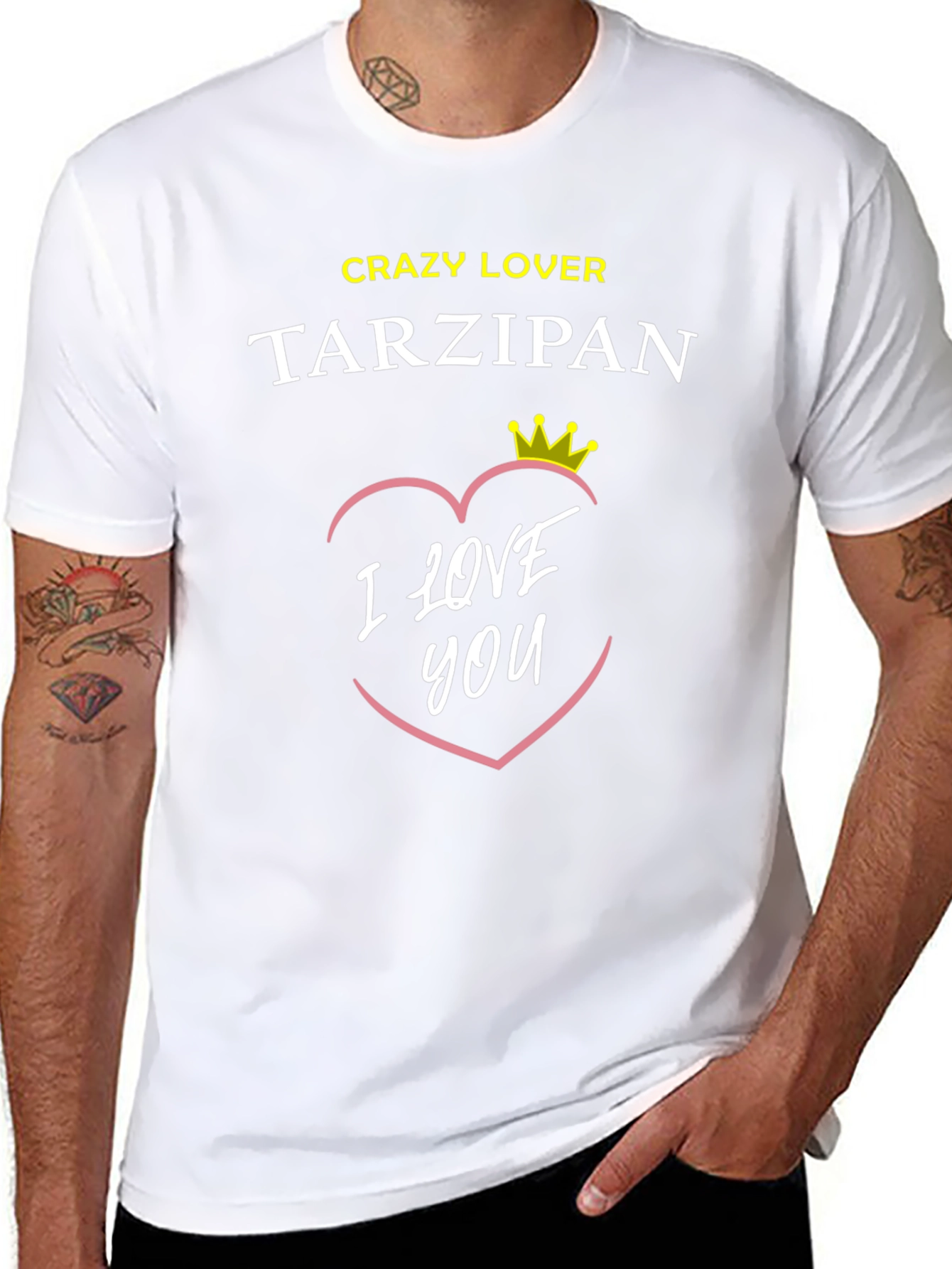 Crazy Lover Tarzipan T-Shirt: Romantic Style