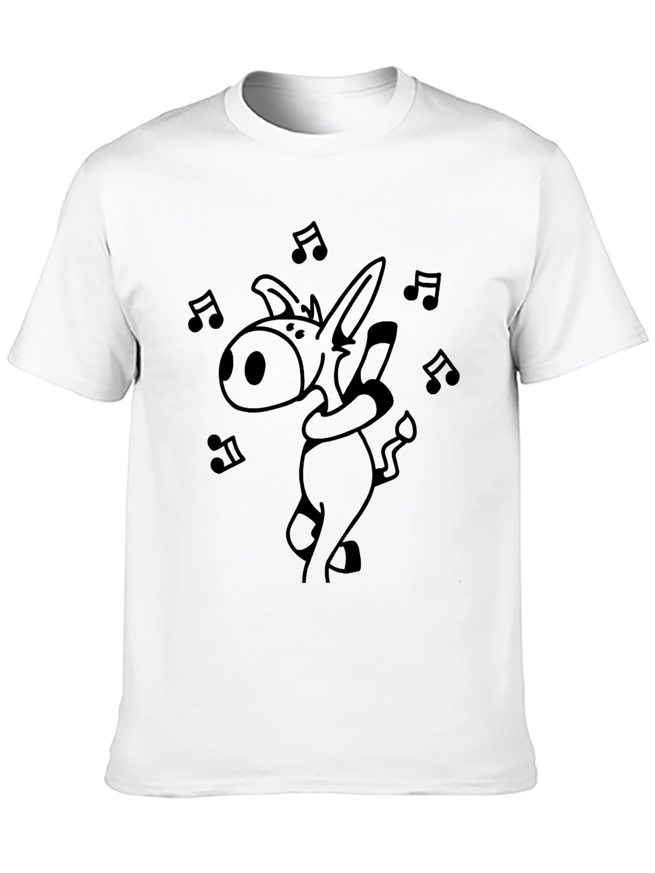 Dancing Donkey T-Shirt - Funny Cartoon Music Tee