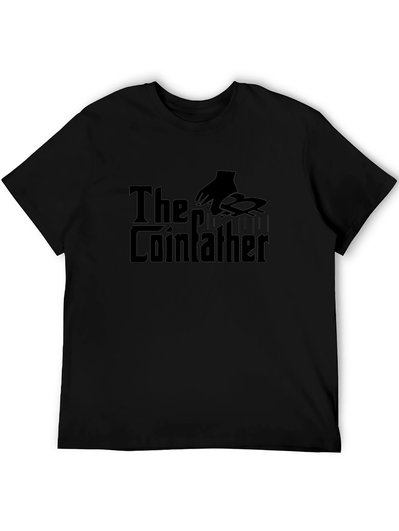 The Coinfather Graphic Tee - Black T-Shirt