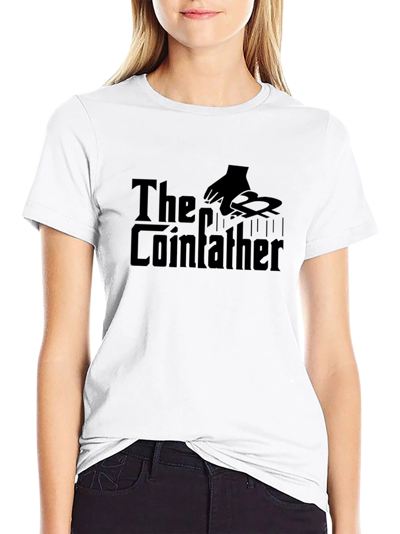 The Coinfather Graphic Tee - Black T-Shirt