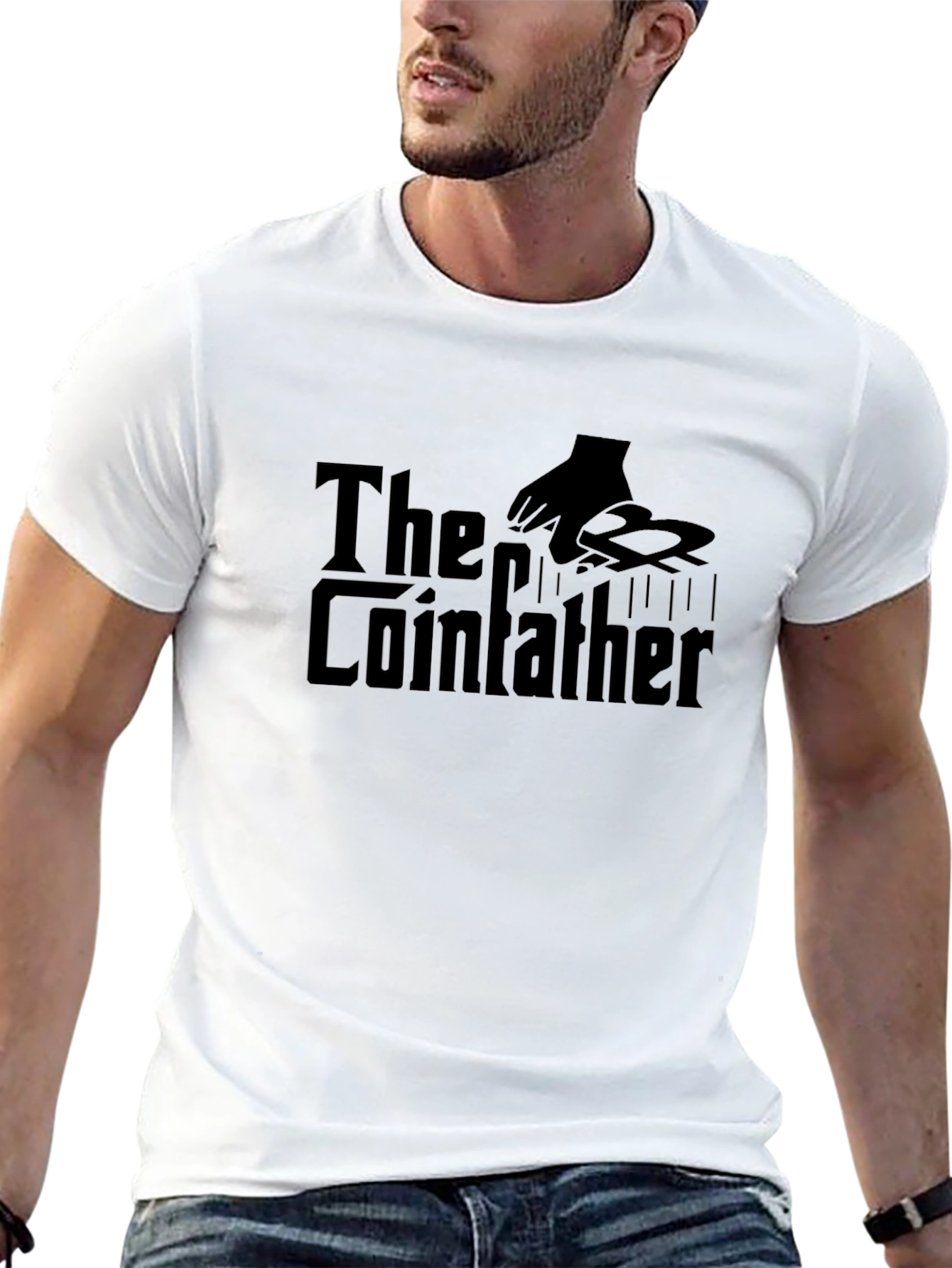 The Coinfather Graphic Tee - Black T-Shirt