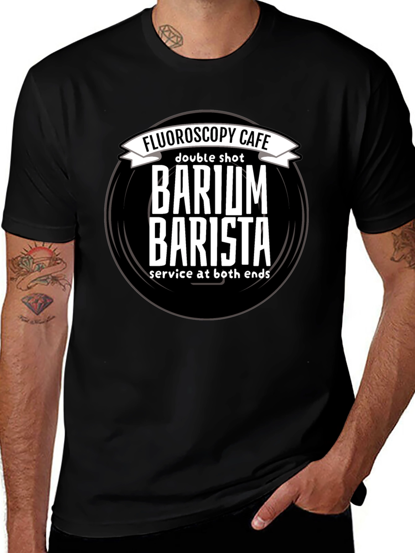 Fluoroscopy Cafe Barium Barista T-Shirt