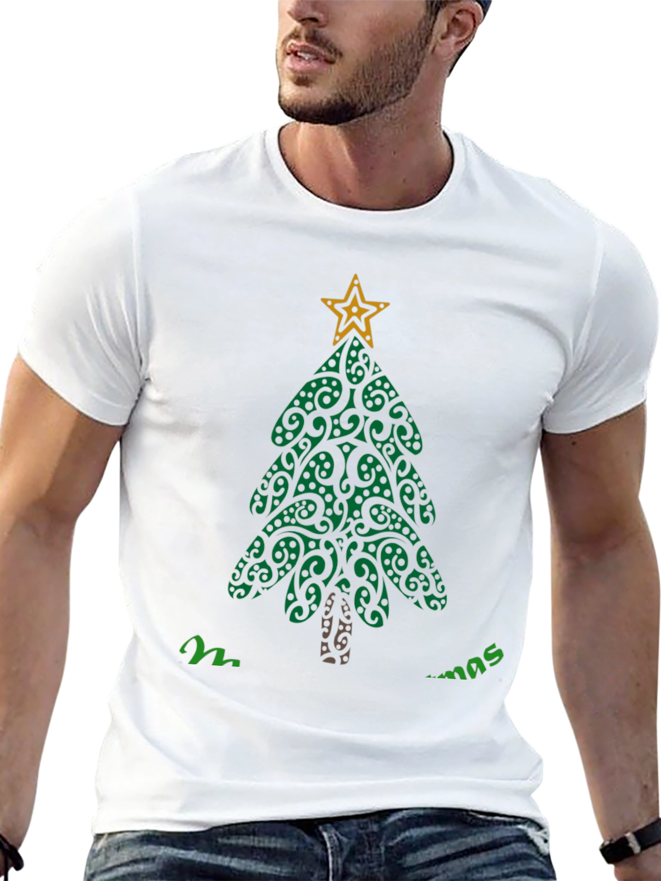 Festive Maori Christmas Tree T-Shirt