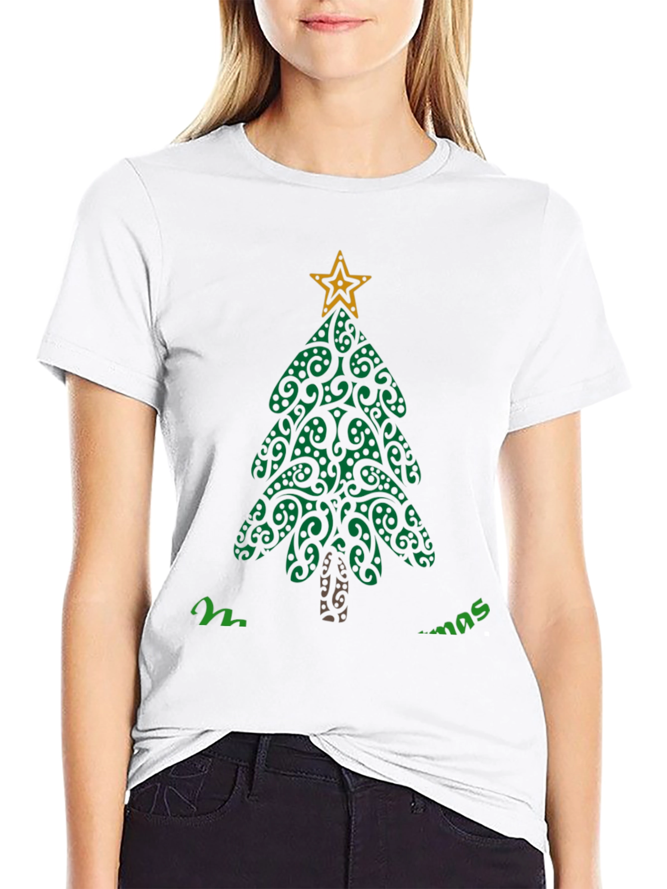 Festive Maori Christmas Tree T-Shirt