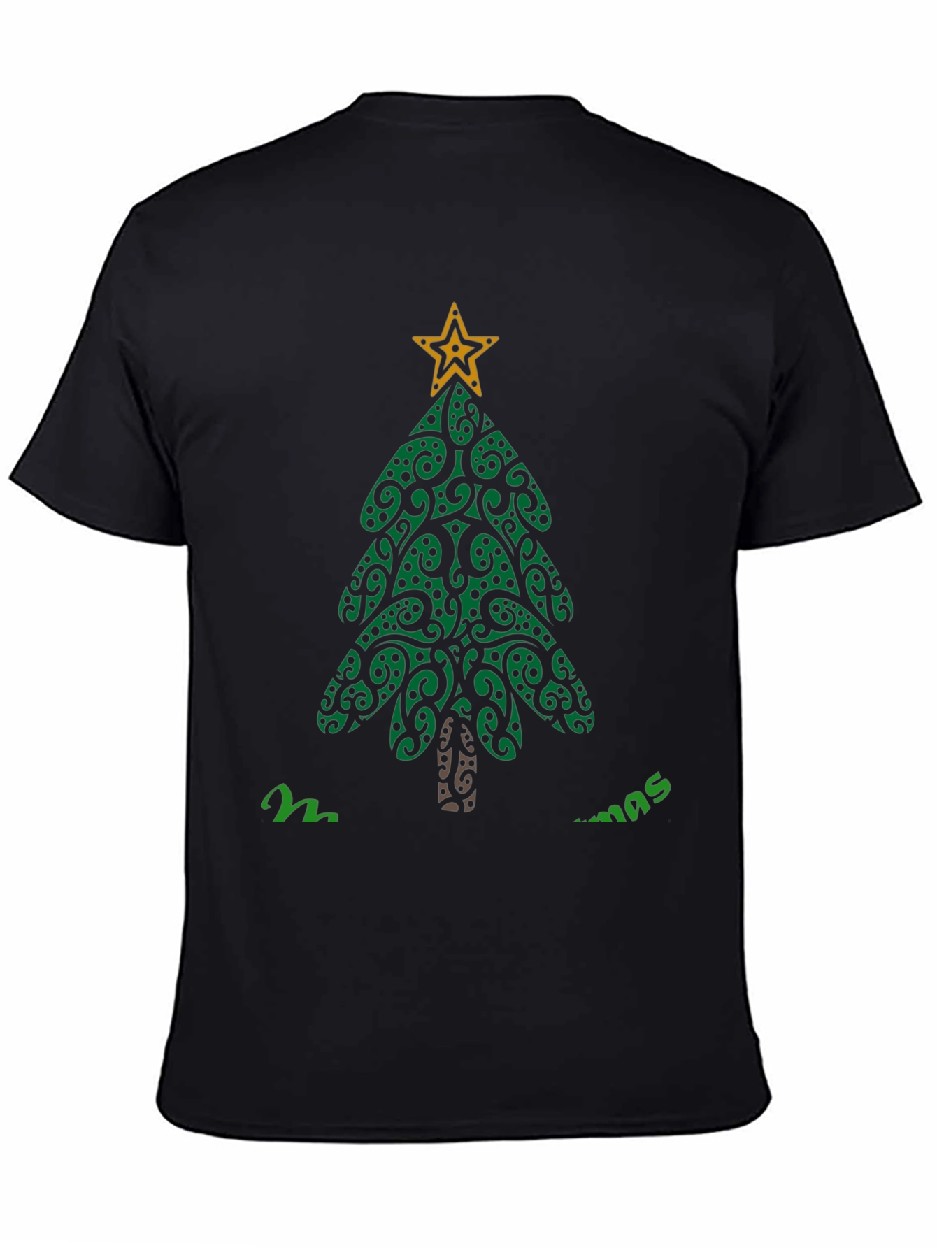 Festive Maori Christmas Tree T-Shirt