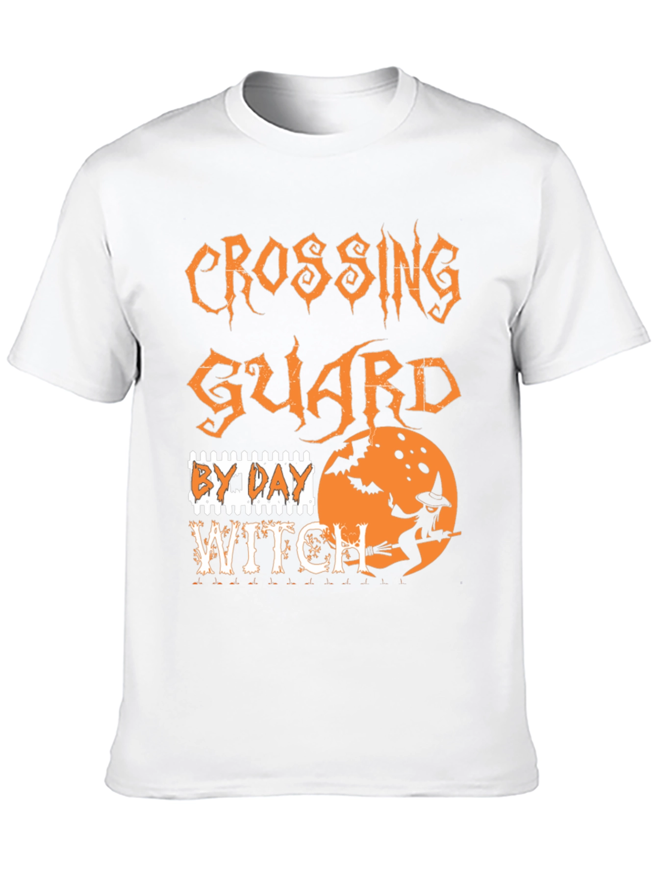 Halloween Crossing Guard Witch Graphic Tee