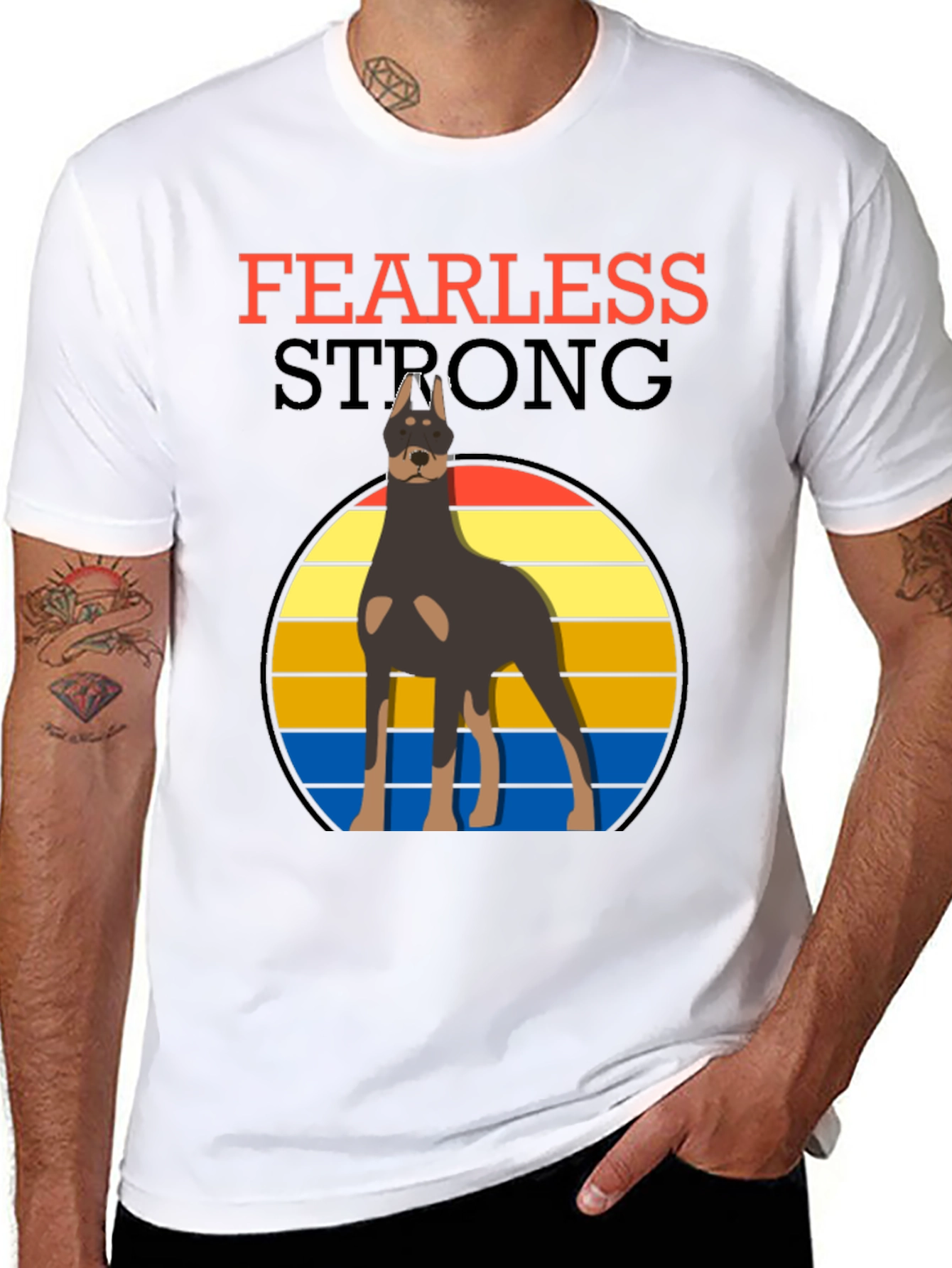 Fearless Strong Dog T-Shirt