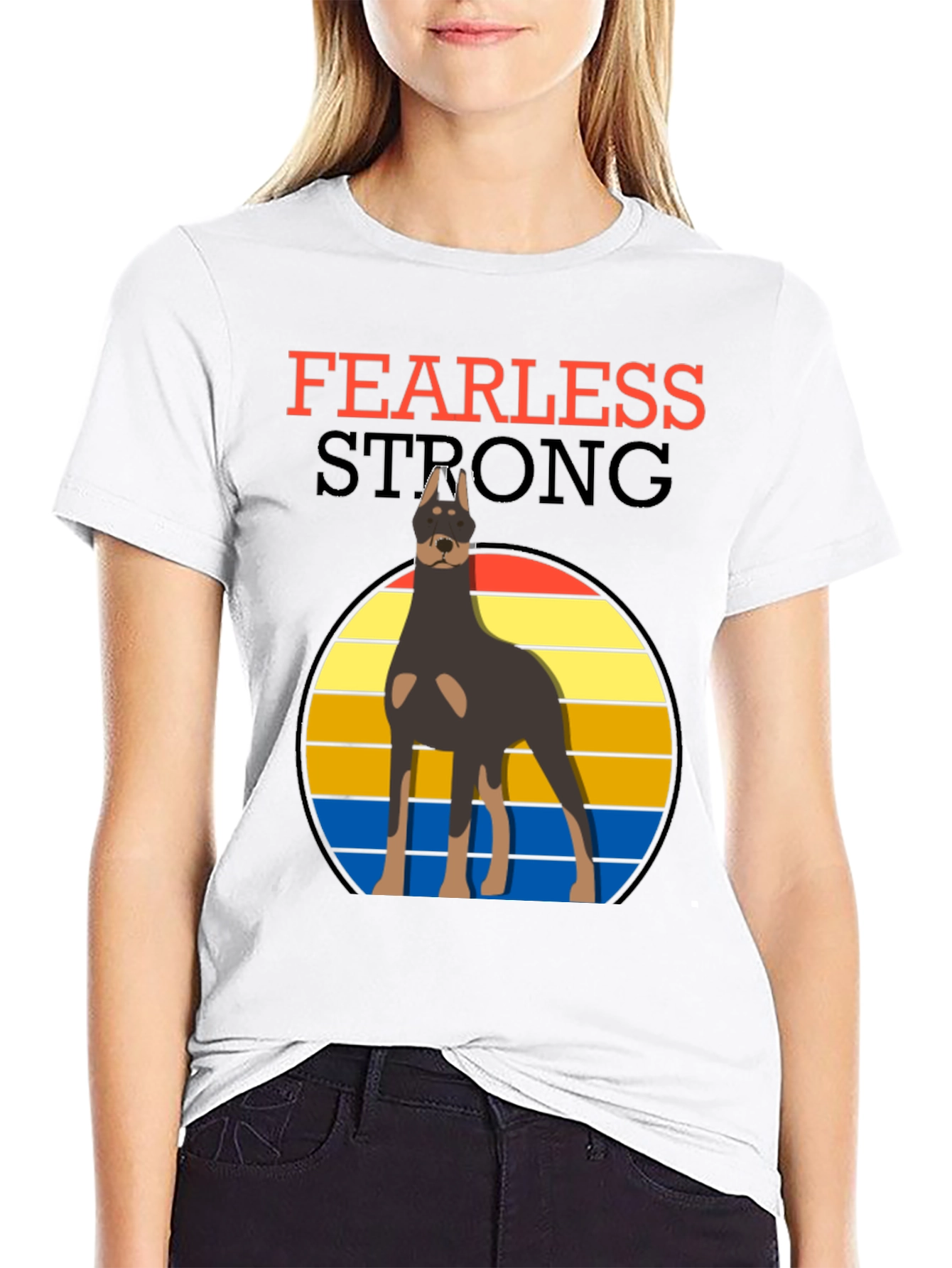 Fearless Strong Dog T-Shirt