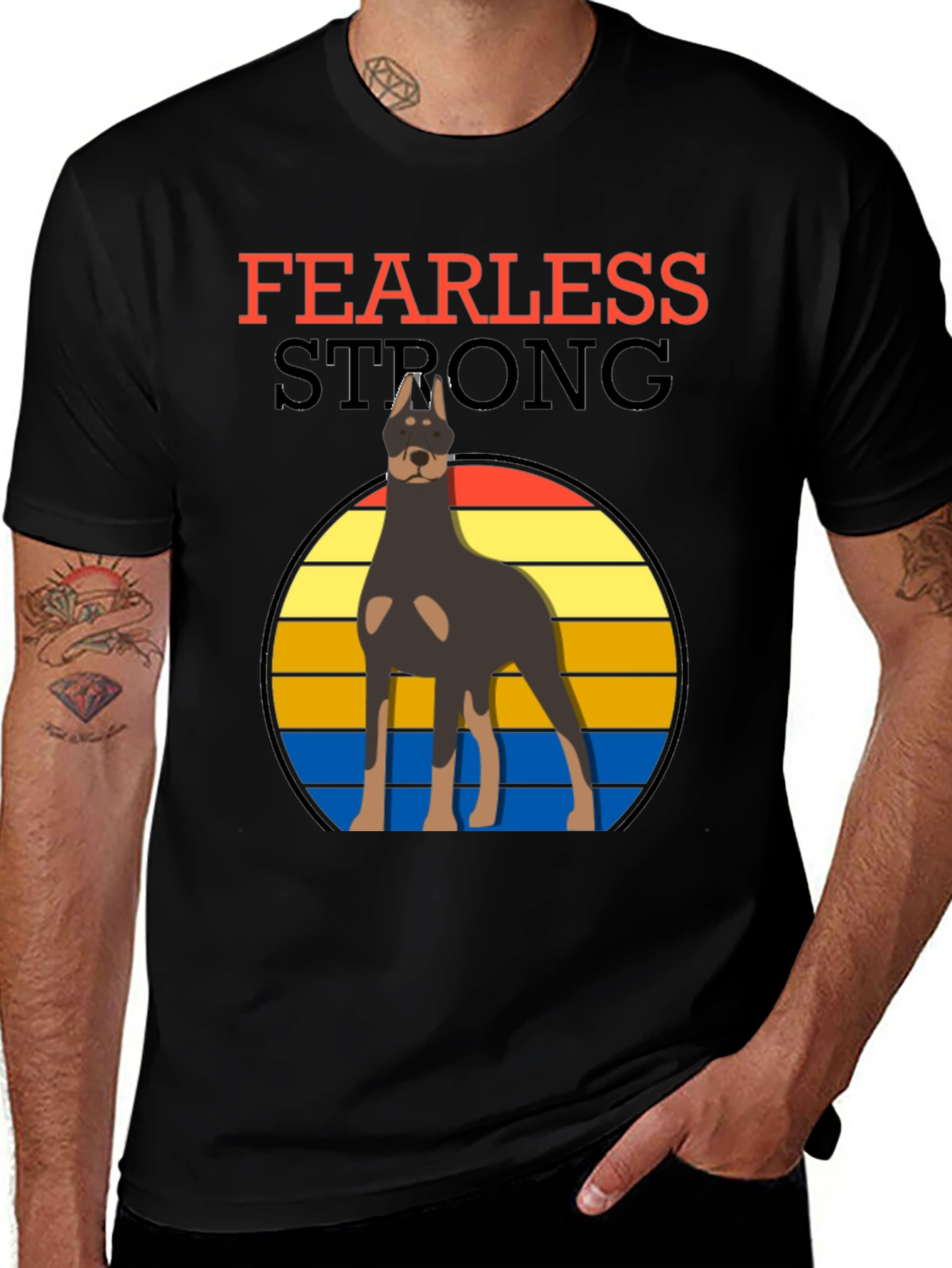 Fearless Strong Dog T-Shirt