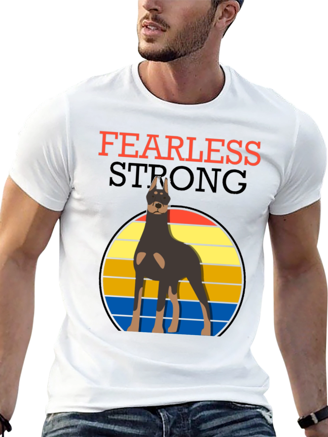 Fearless Strong Dog T-Shirt