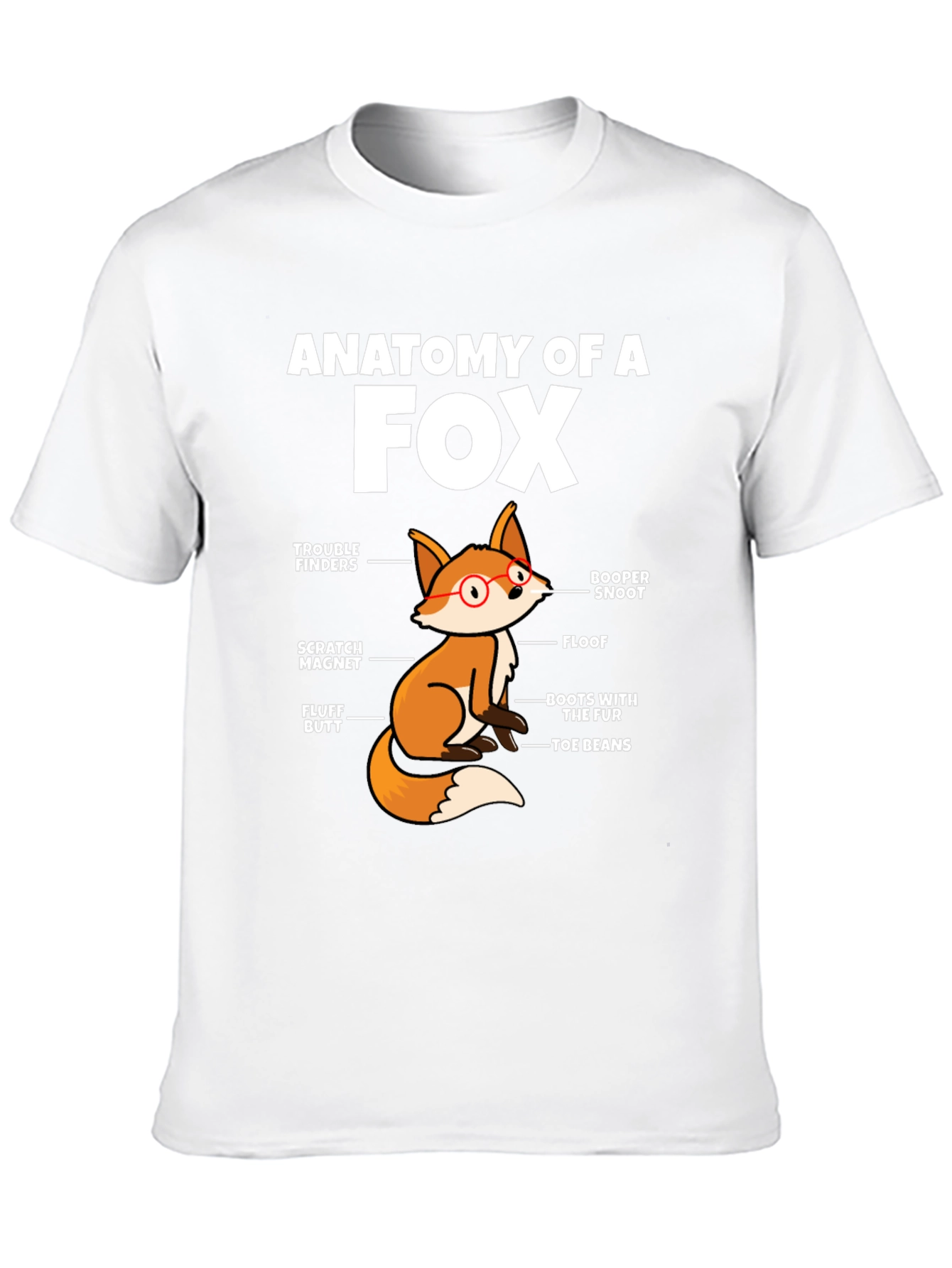 Anatomy of a Fox Funny T-Shirt