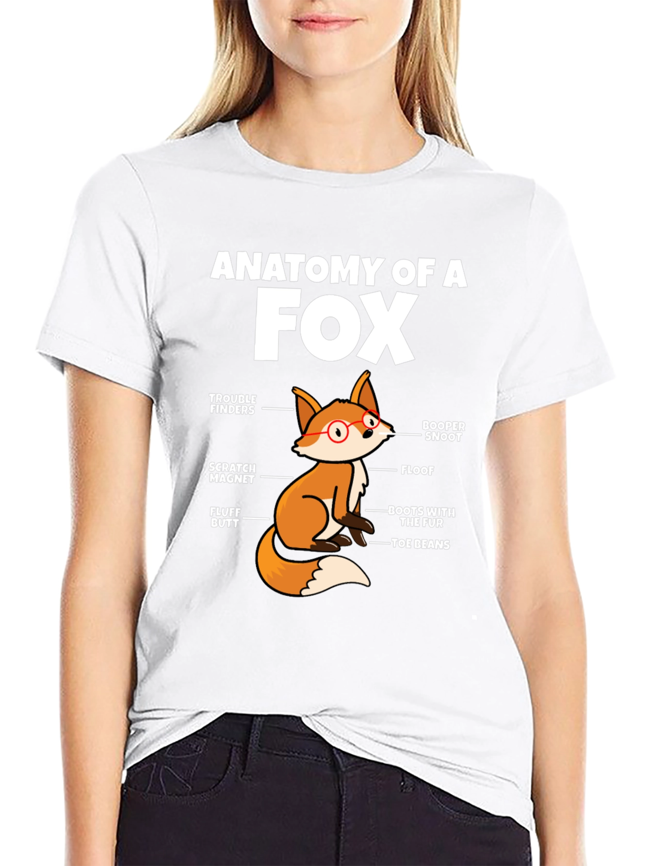 Anatomy of a Fox Funny T-Shirt
