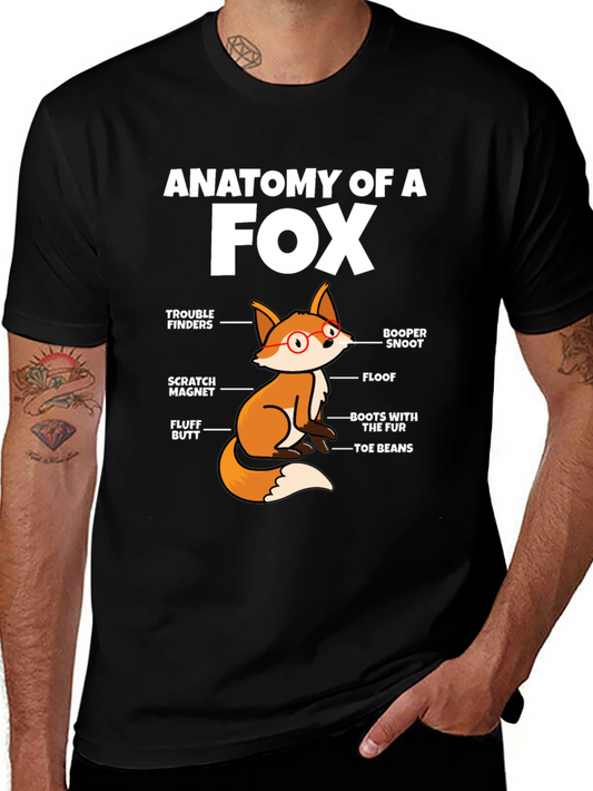 Anatomy of a Fox Funny T-Shirt