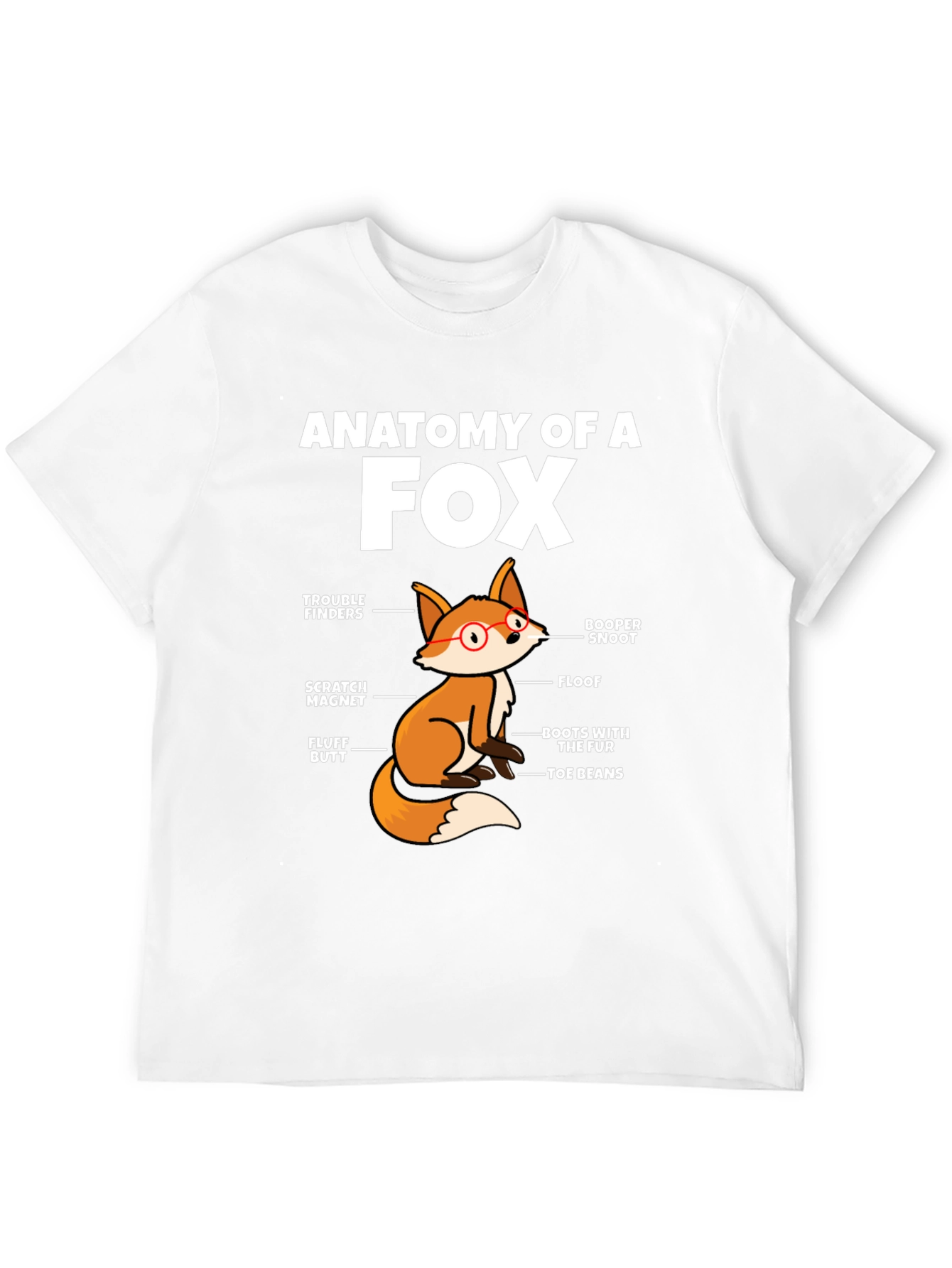 Anatomy of a Fox Funny T-Shirt
