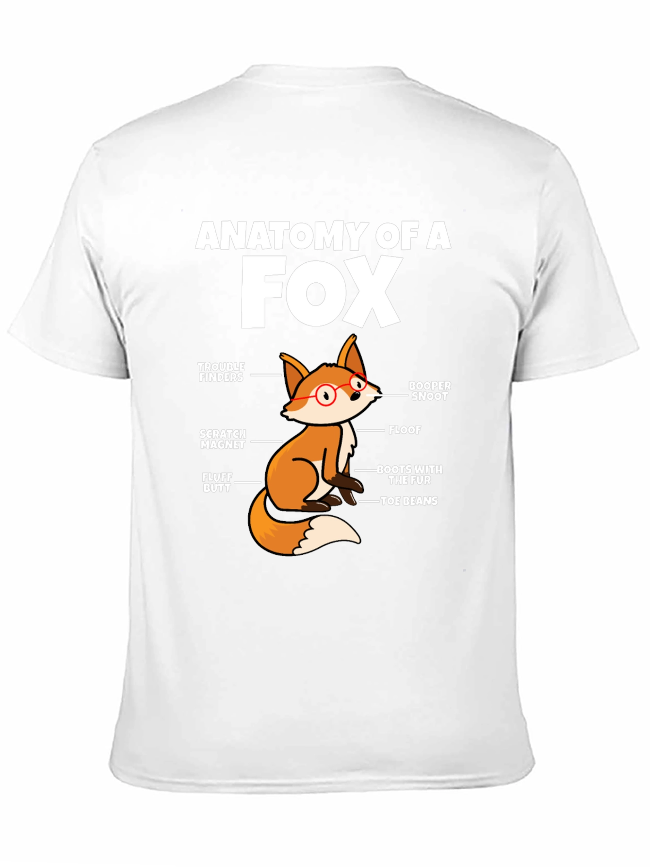 Anatomy of a Fox Funny T-Shirt