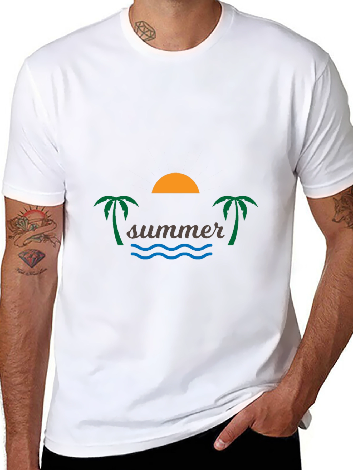 Summer Graphic Print T-Shirt