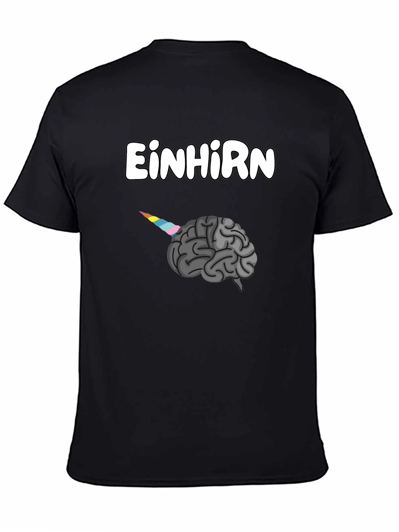 Einhorn Brain Graphic T-Shirt - Unisex