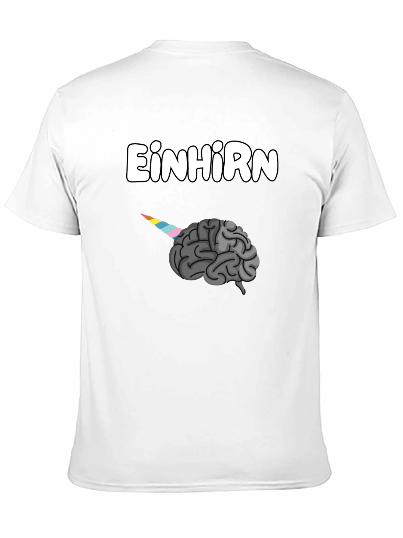 Einhorn Brain Graphic T-Shirt - Unisex
