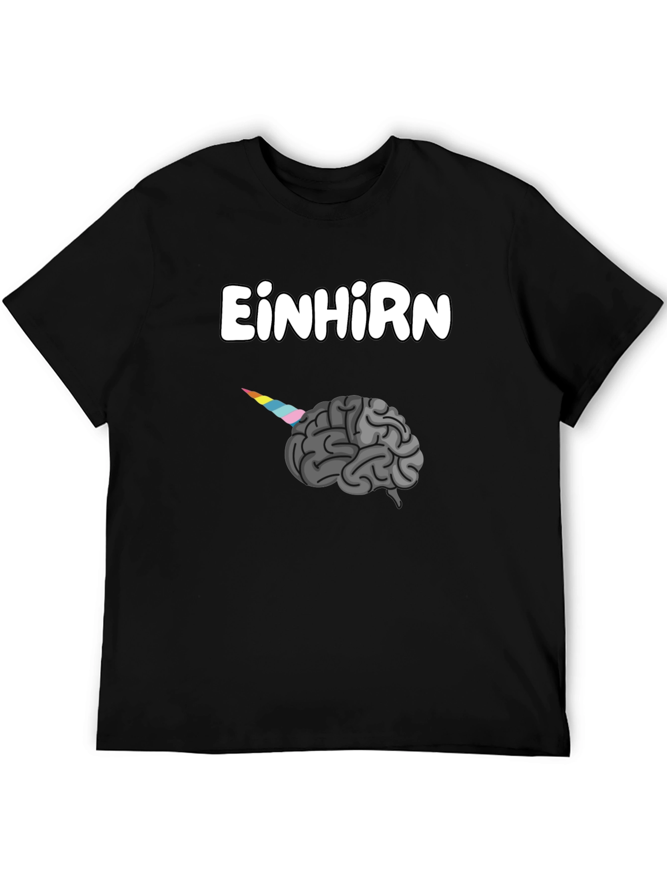 Einhorn Brain Graphic T-Shirt - Unisex
