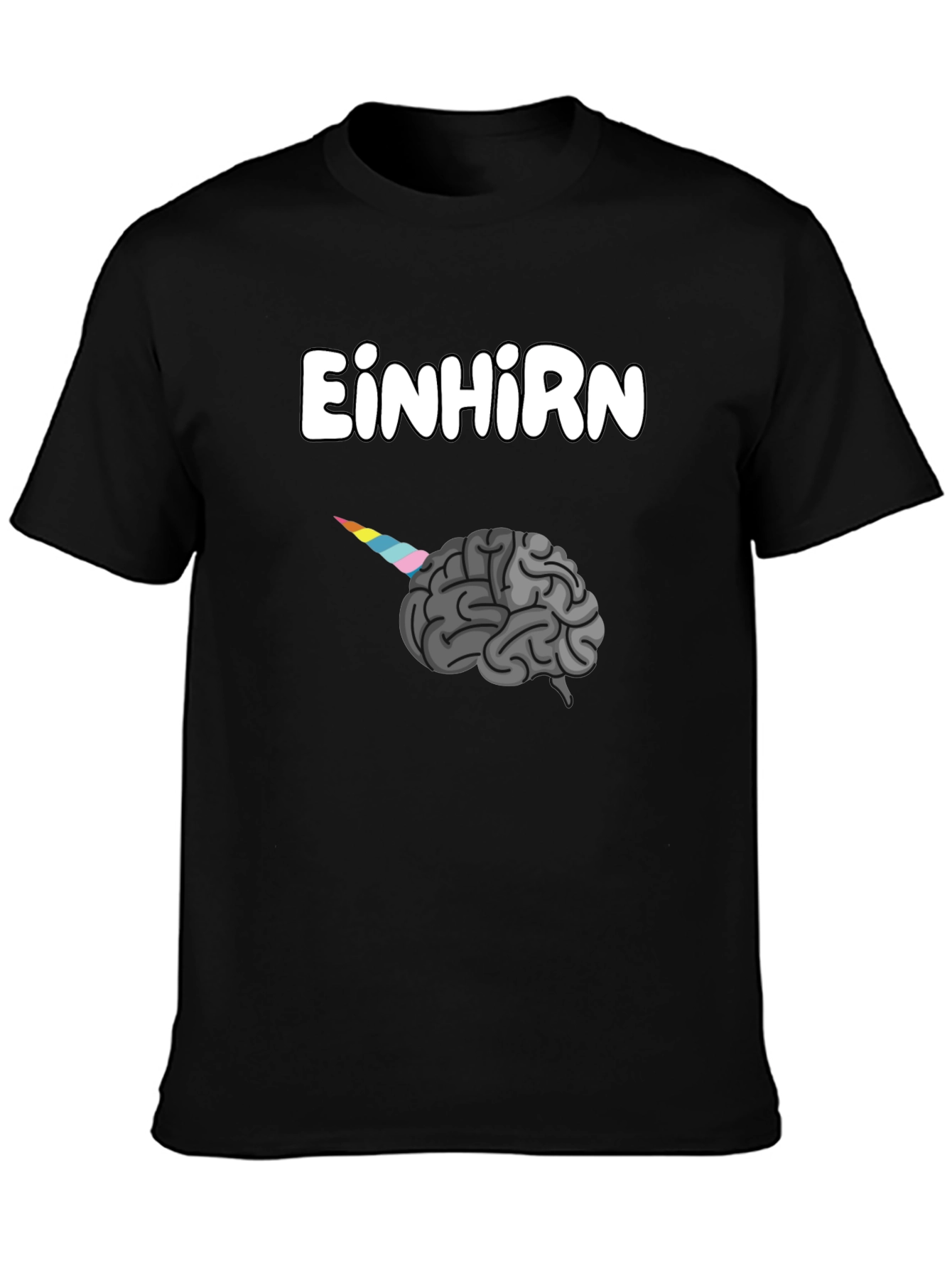 Einhorn Brain Graphic T-Shirt - Unisex