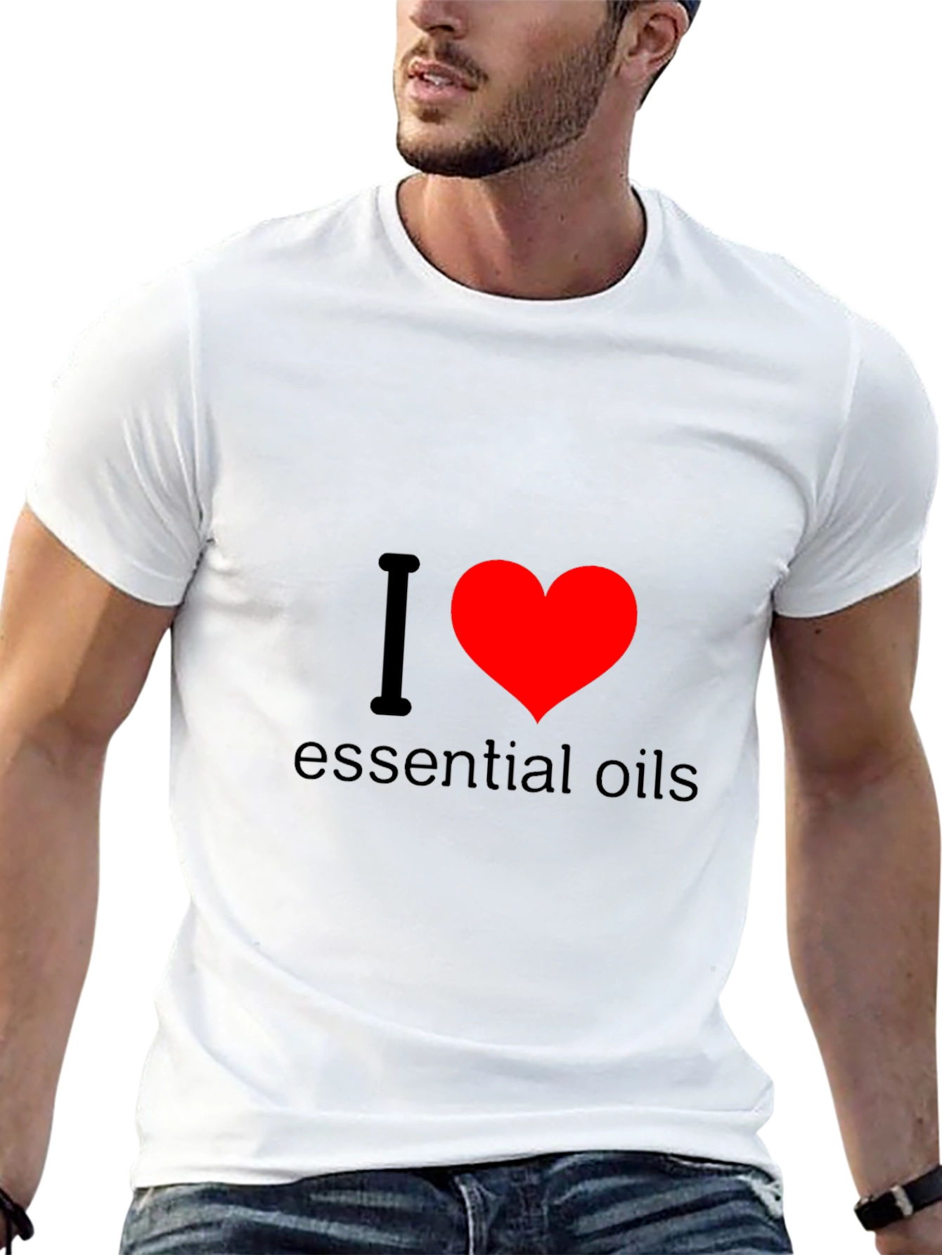 I Love Essential Oils Black T-Shirt