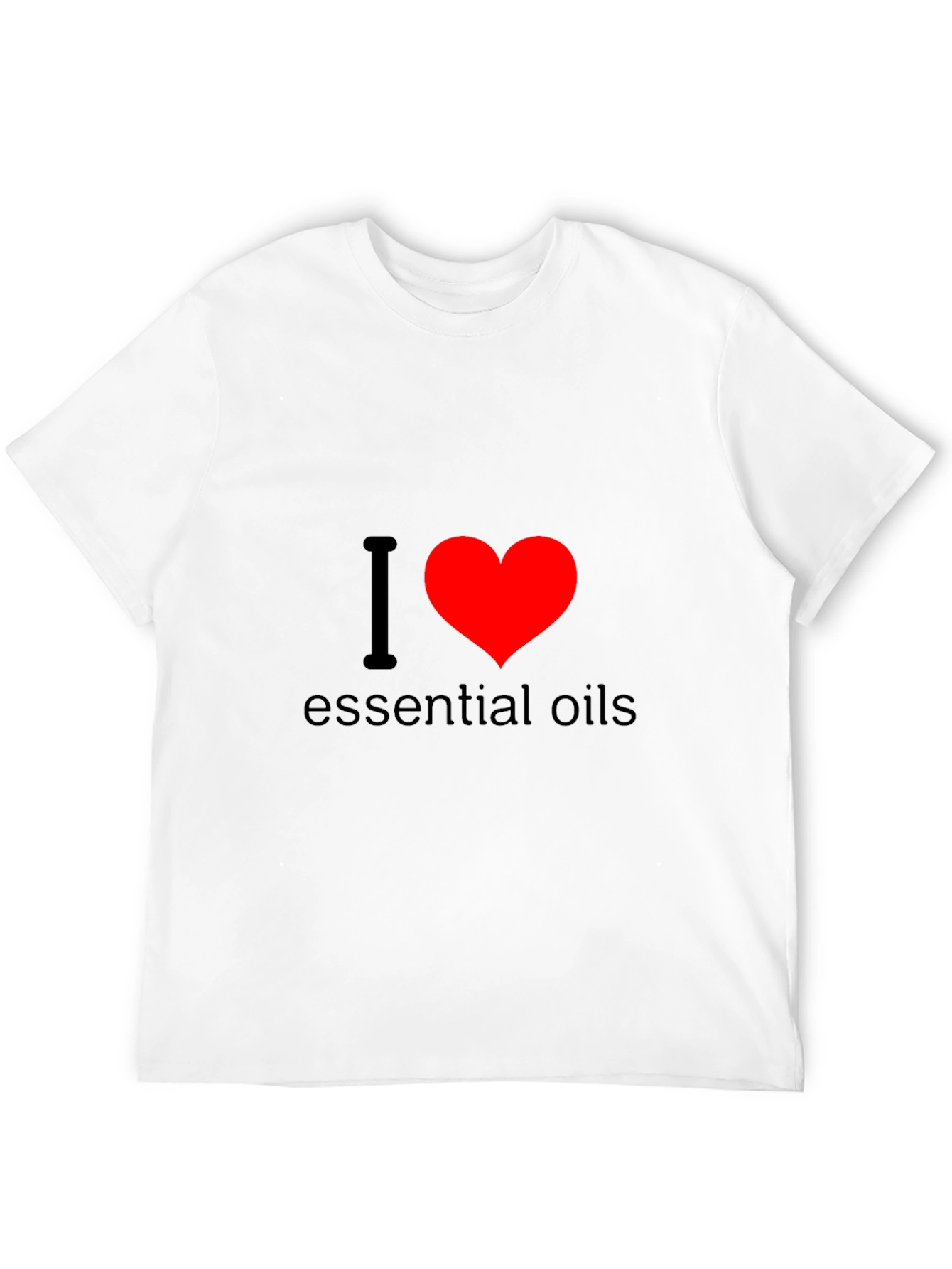 I Love Essential Oils Black T-Shirt