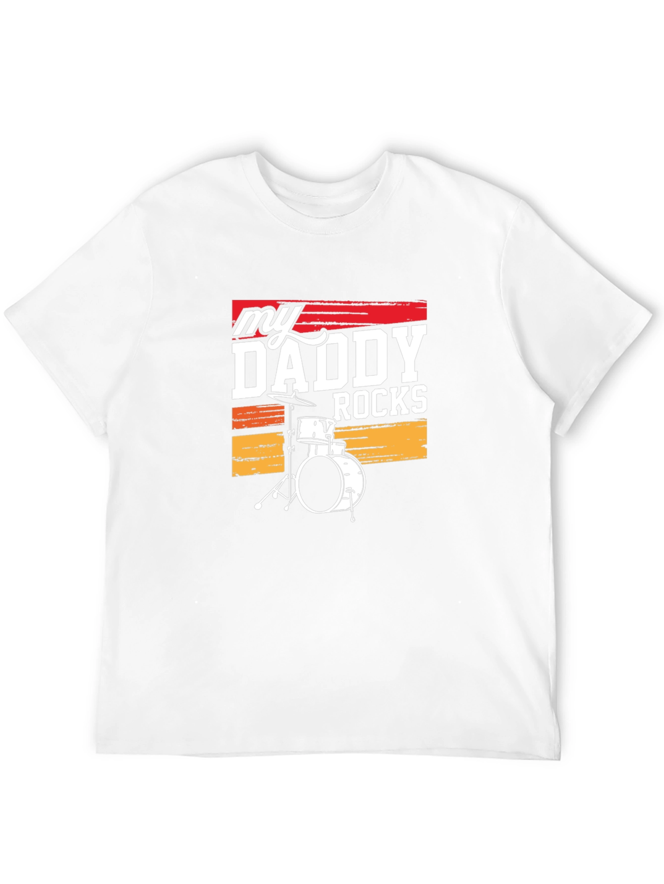 My Daddy Rocks Drum Set T-Shirt