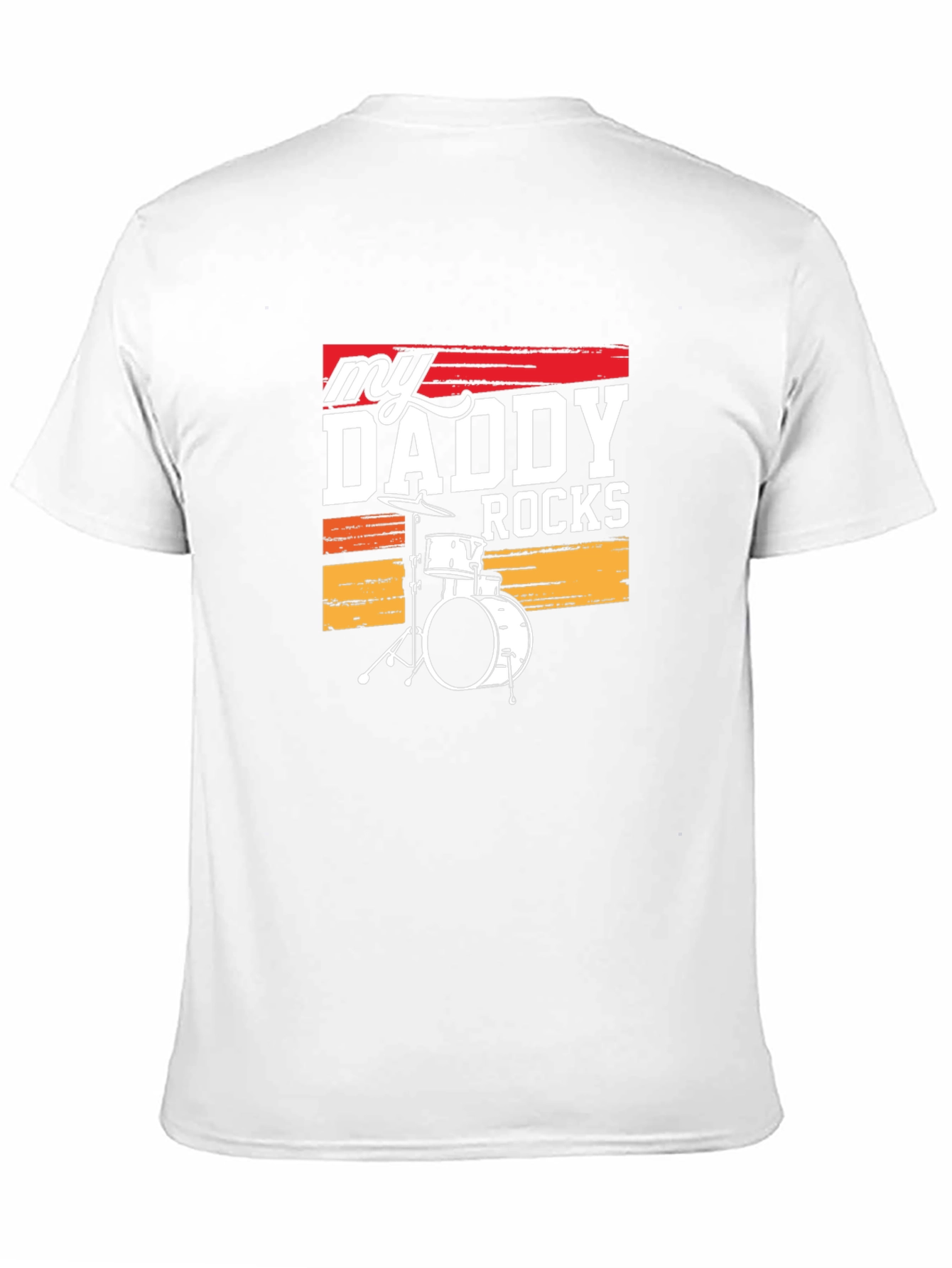 My Daddy Rocks Drum Set T-Shirt
